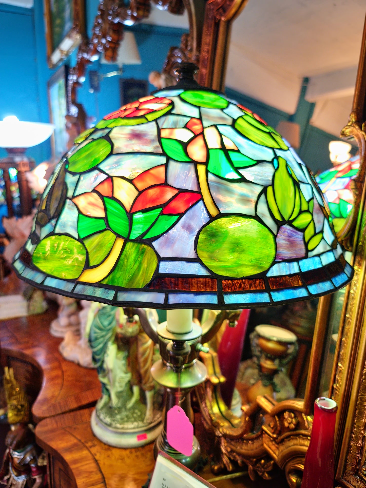 🐸🌺 Par De Lámparas De Vitral 🌺🐸