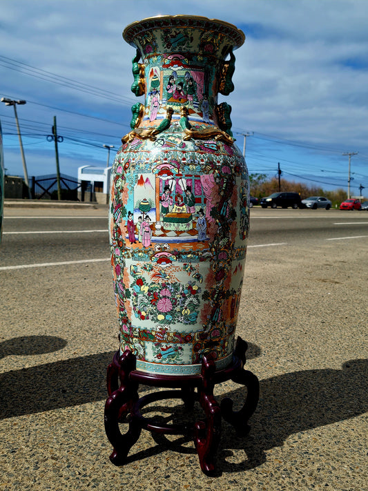 🎎🏮 🇨🇳¡Jarrones Chinos juego de 2 piezas - Calidad de museo Aproximadamente 250 años de antiguedad ! 🏮🎎🇨🇳