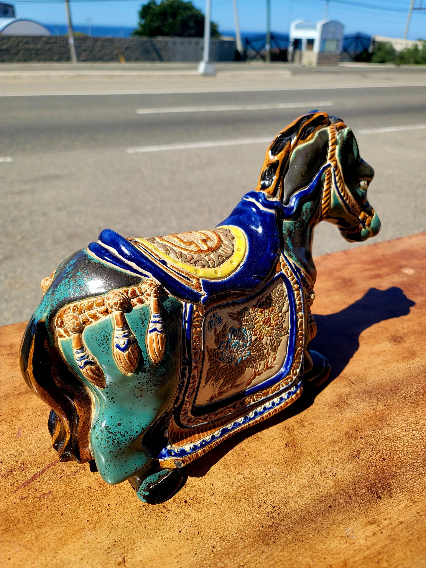 ✨Una Joya en Porcelana: Elegante Figura de Caballo✨