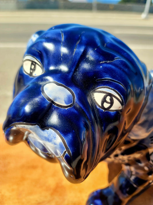 ✨ Una Joya en Talavera: Elegante Figura de Perrito ✨