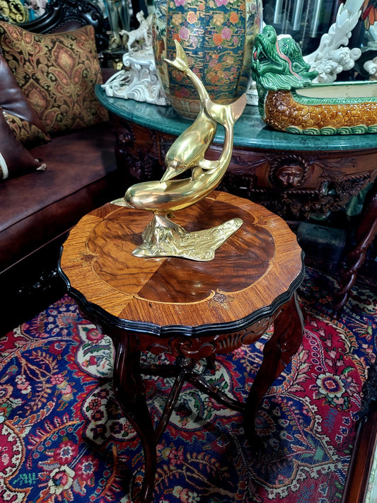 🌊🐬🌊 Escultura de Delfines en Bronce – Elegancia Marina para tu Espacio🌊🐬🌊