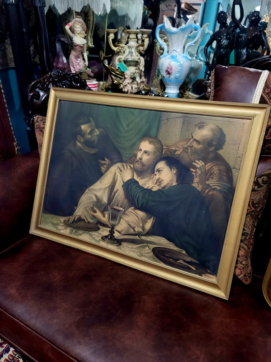 🗡️🪽Litografia De La Ultima Cena 1926🪽 🗡️