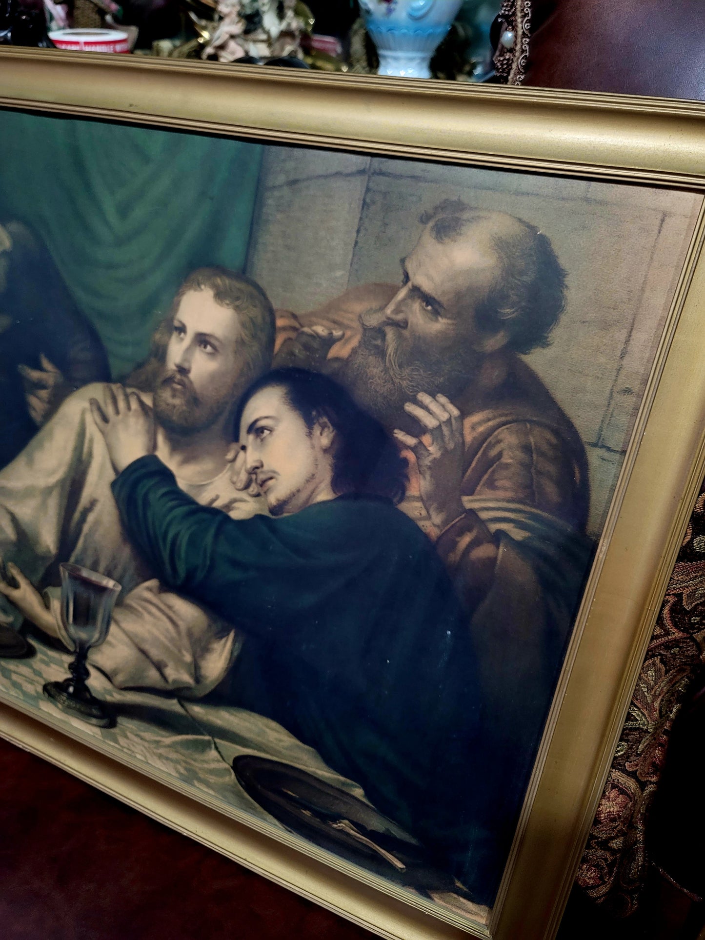 🗡️🪽Litografia De La Ultima Cena 1926🪽 🗡️