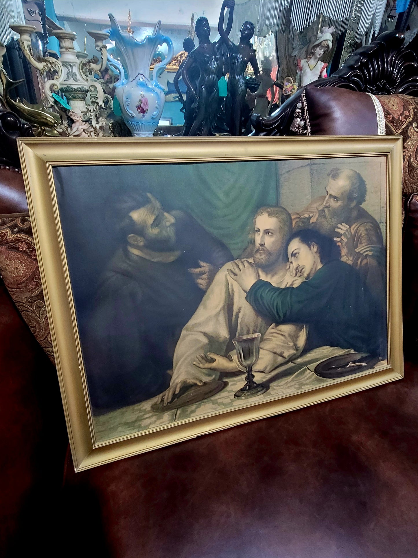 🗡️🪽Litografia De La Ultima Cena 1926🪽 🗡️