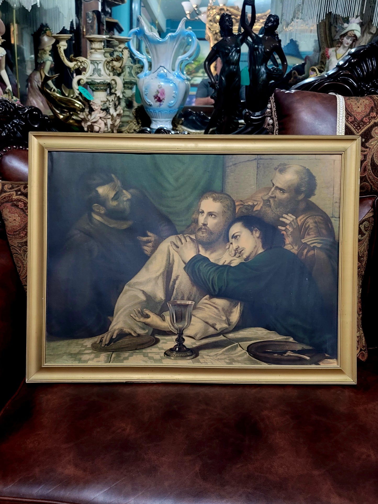 🗡️🪽Litografia De La Ultima Cena 1926🪽 🗡️