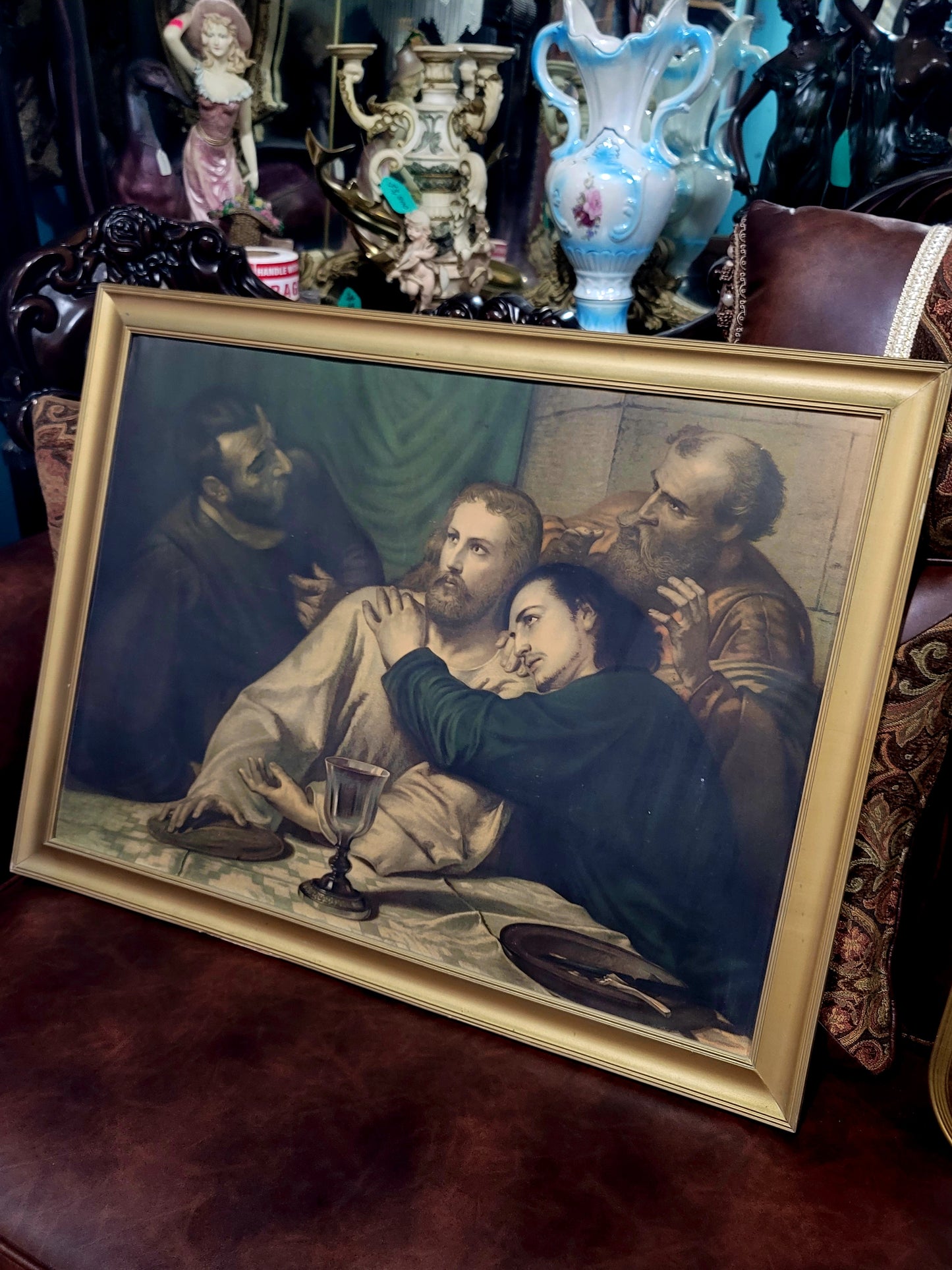 🗡️🪽Litografia De La Ultima Cena 1926🪽 🗡️