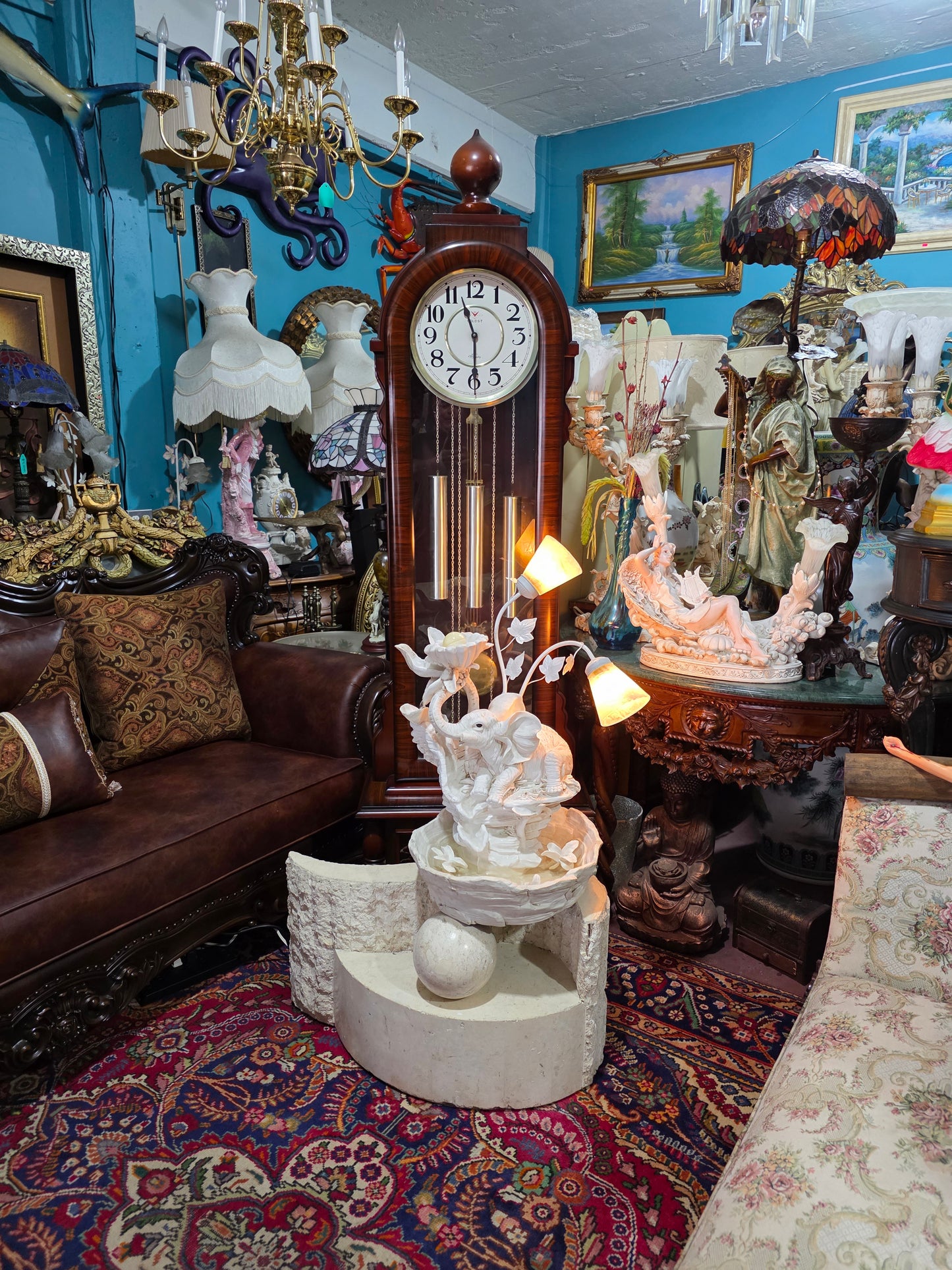 💧✨ Fuente Decorativa De Elefante con Iluminación – Elegancia y Arte en Rosarito Antiques ✨💧