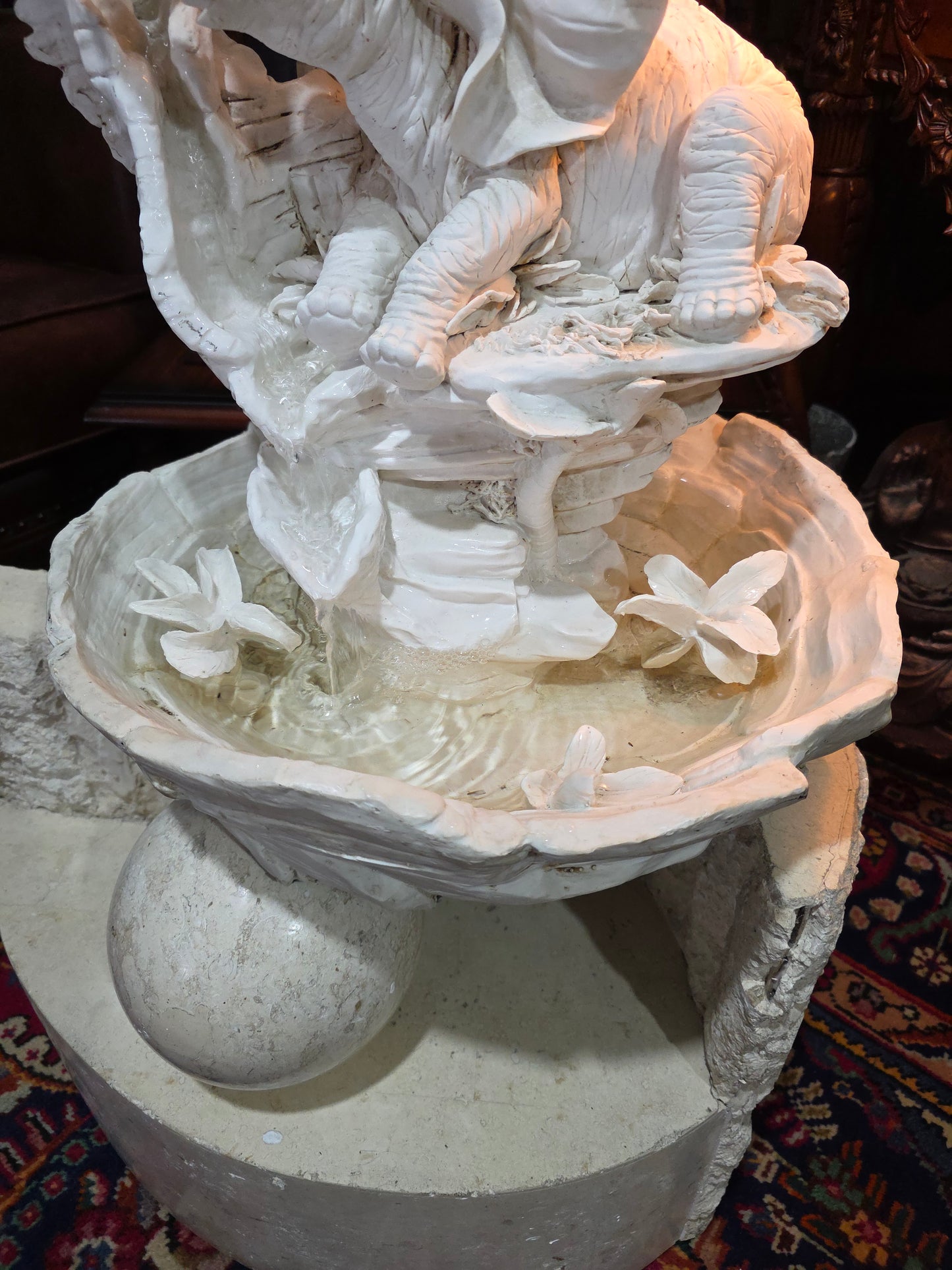 💧✨ Fuente Decorativa De Elefante con Iluminación – Elegancia y Arte en Rosarito Antiques ✨💧