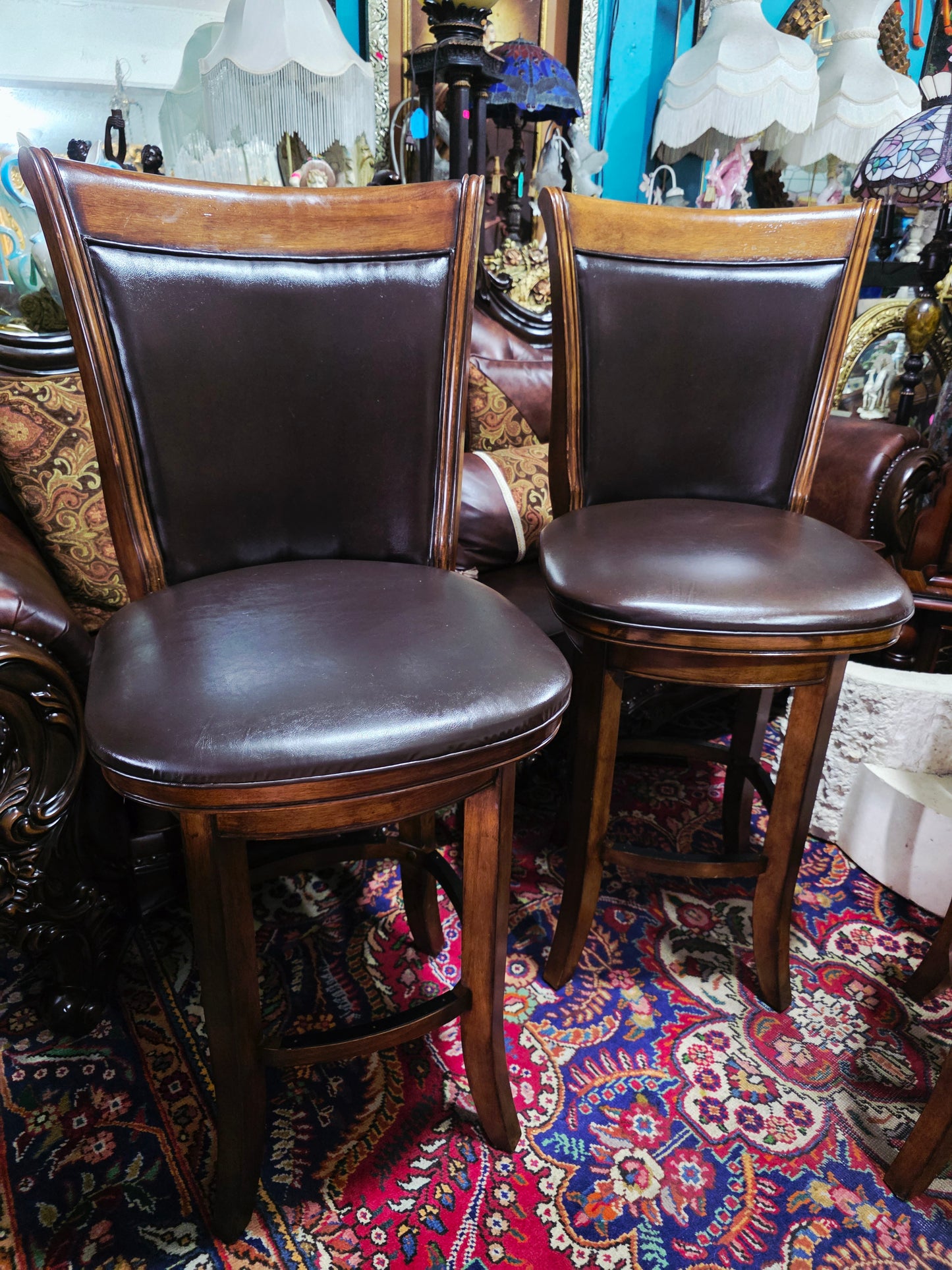 🪑🪑🪑🪑🪑 Conjunto de Bancos Giratorios de 5 Piezas, Elaborados por Harper Swivel Barstools 🪑🪑🪑🪑🪑