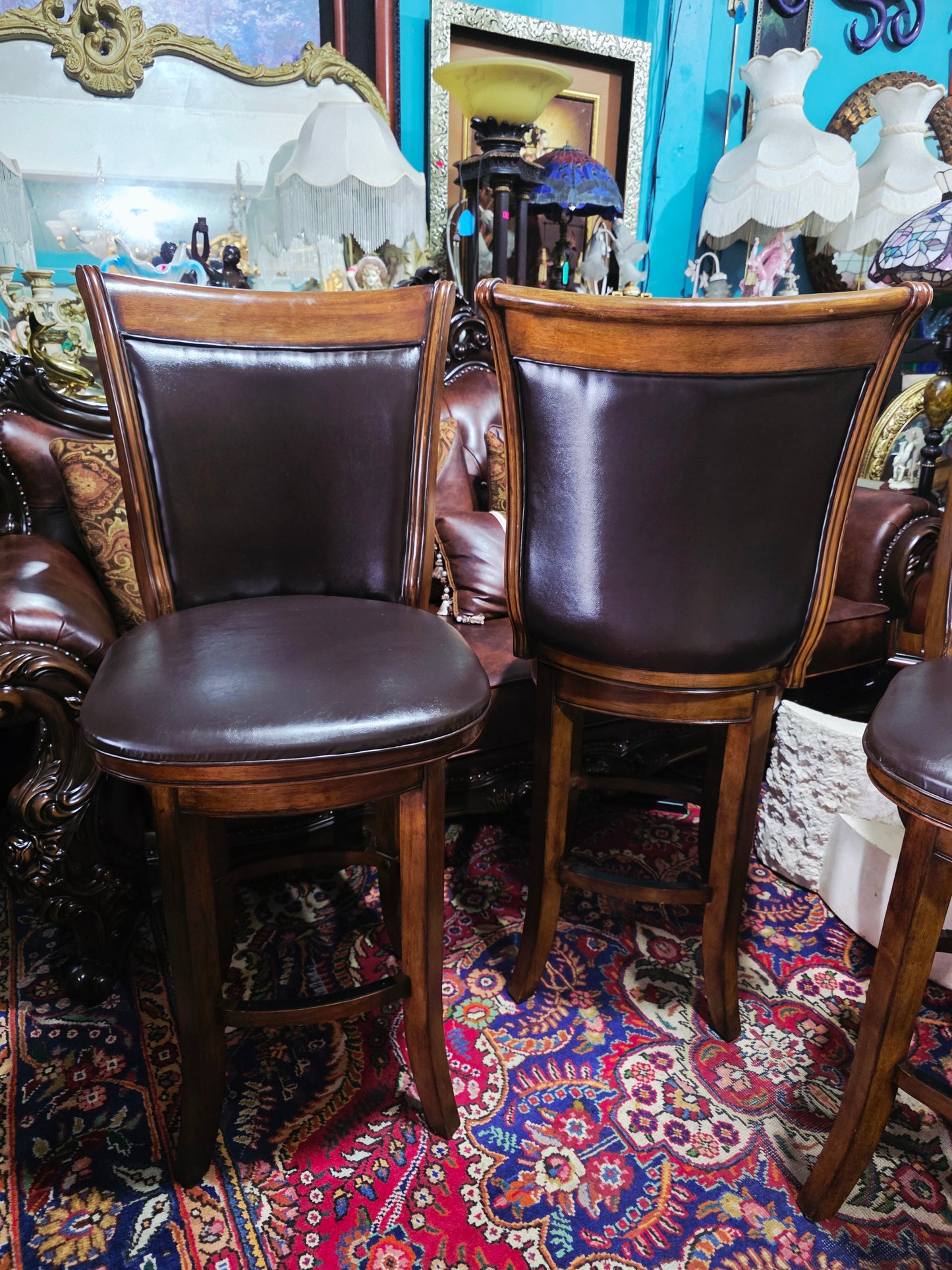 🪑🪑🪑🪑🪑 Conjunto de Bancos Giratorios de 5 Piezas, Elaborados por Harper Swivel Barstools 🪑🪑🪑🪑🪑