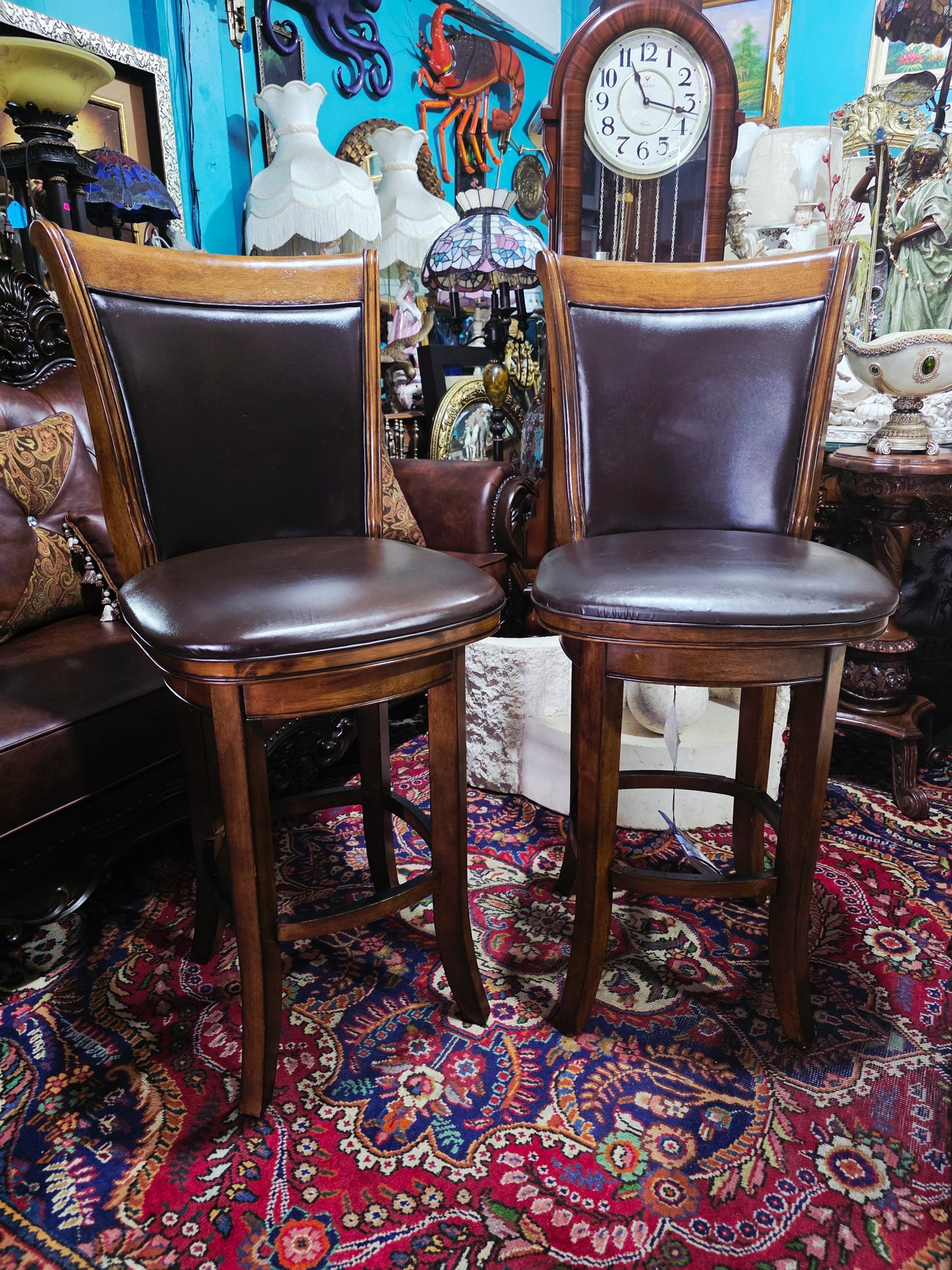 🪑🪑🪑🪑🪑 Conjunto de Bancos Giratorios de 5 Piezas, Elaborados por Harper Swivel Barstools 🪑🪑🪑🪑🪑