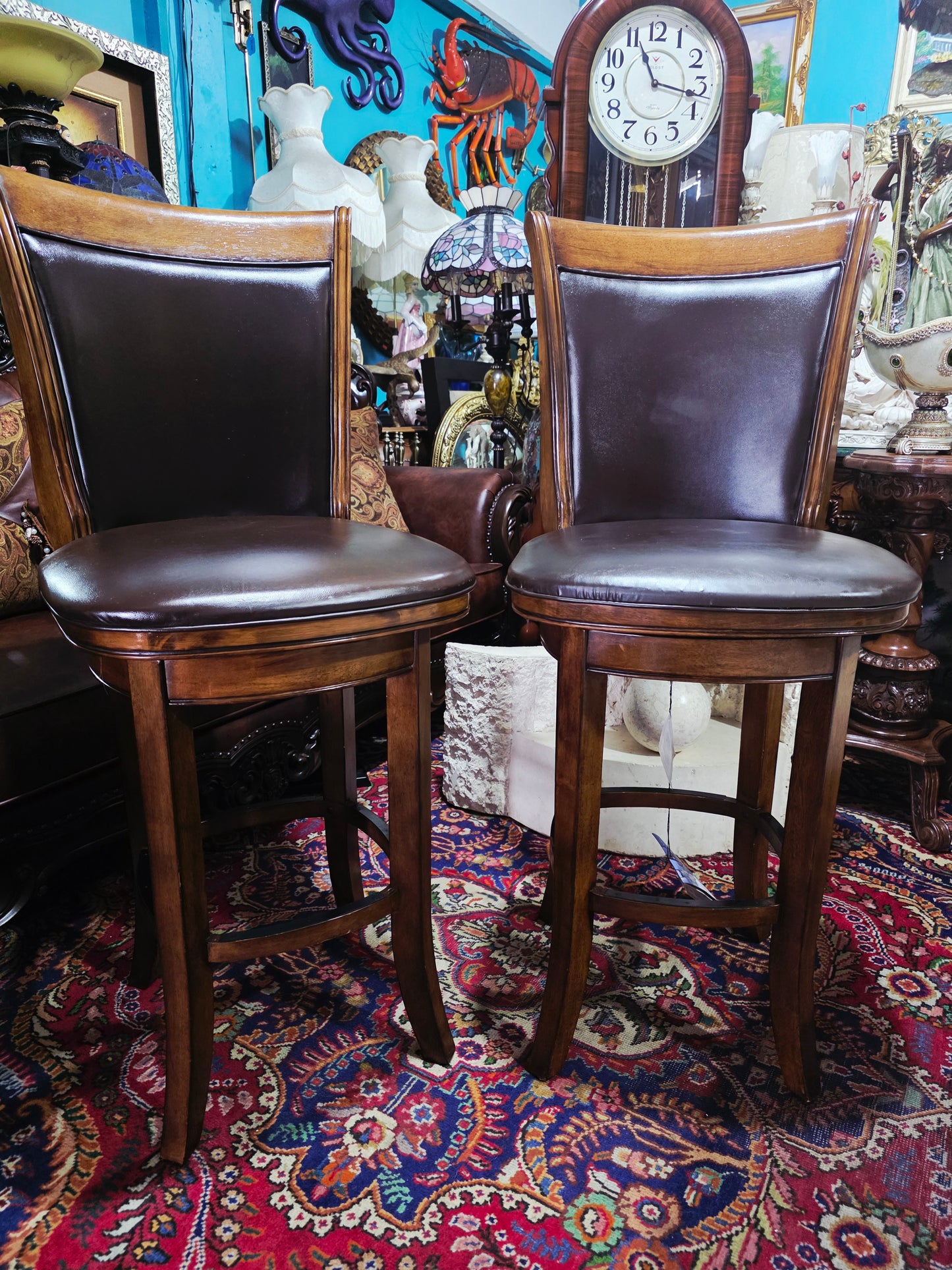 🪑🪑🪑🪑🪑 Conjunto de Bancos Giratorios de 5 Piezas, Elaborados por Harper Swivel Barstools 🪑🪑🪑🪑🪑