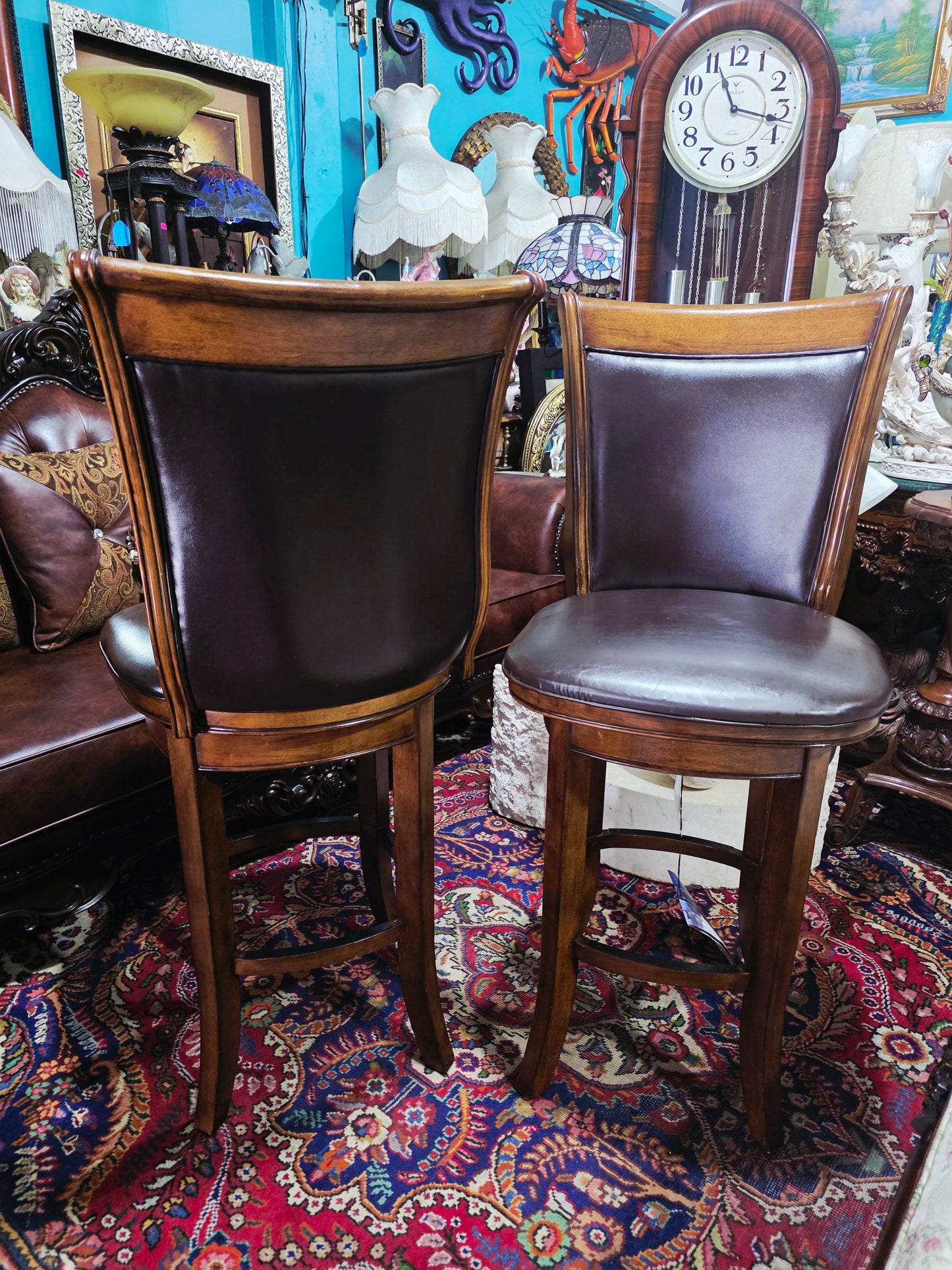🪑🪑🪑🪑🪑 Conjunto de Bancos Giratorios de 5 Piezas, Elaborados por Harper Swivel Barstools 🪑🪑🪑🪑🪑