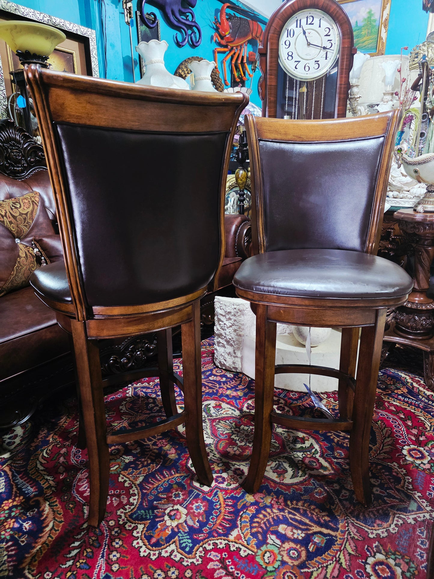 🪑🪑🪑🪑🪑 Conjunto de Bancos Giratorios de 5 Piezas, Elaborados por Harper Swivel Barstools 🪑🪑🪑🪑🪑