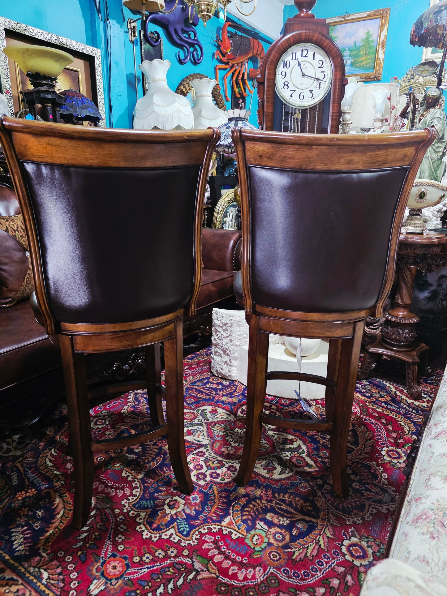 🪑🪑🪑🪑🪑 Conjunto de Bancos Giratorios de 5 Piezas, Elaborados por Harper Swivel Barstools 🪑🪑🪑🪑🪑