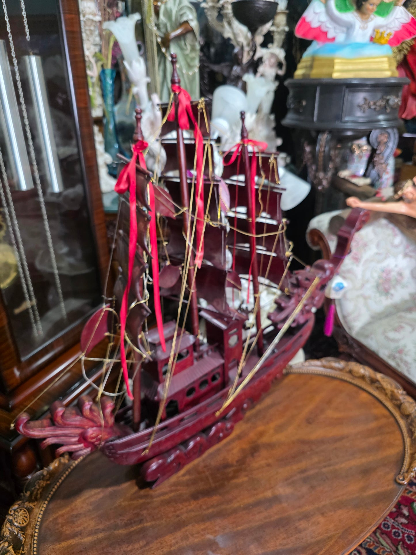 🚢🚢✨ Barco Oriental - Embárcate en la historia con esta majestuosa réplica de barco oriental ✨🚢