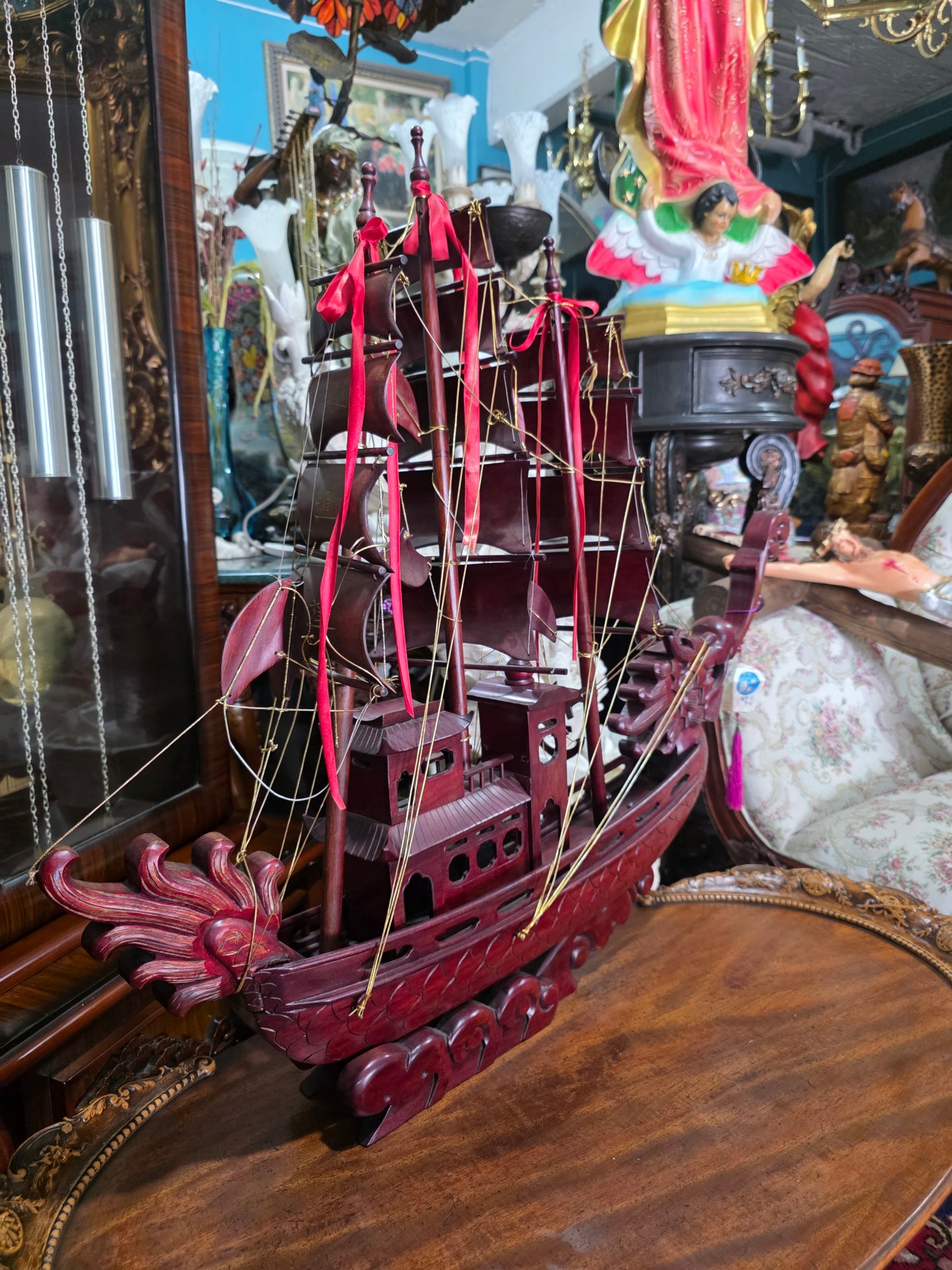 🚢🚢✨ Barco Oriental - Embárcate en la historia con esta majestuosa réplica de barco oriental ✨🚢