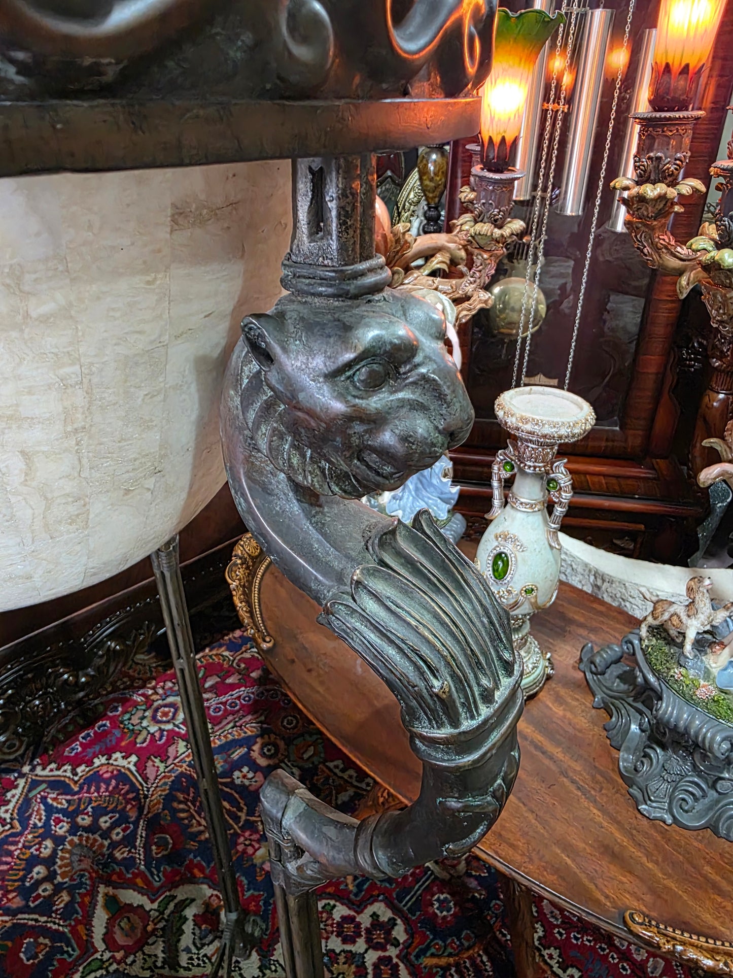 🎉Luxury bronze and alabaster pedestal🎉