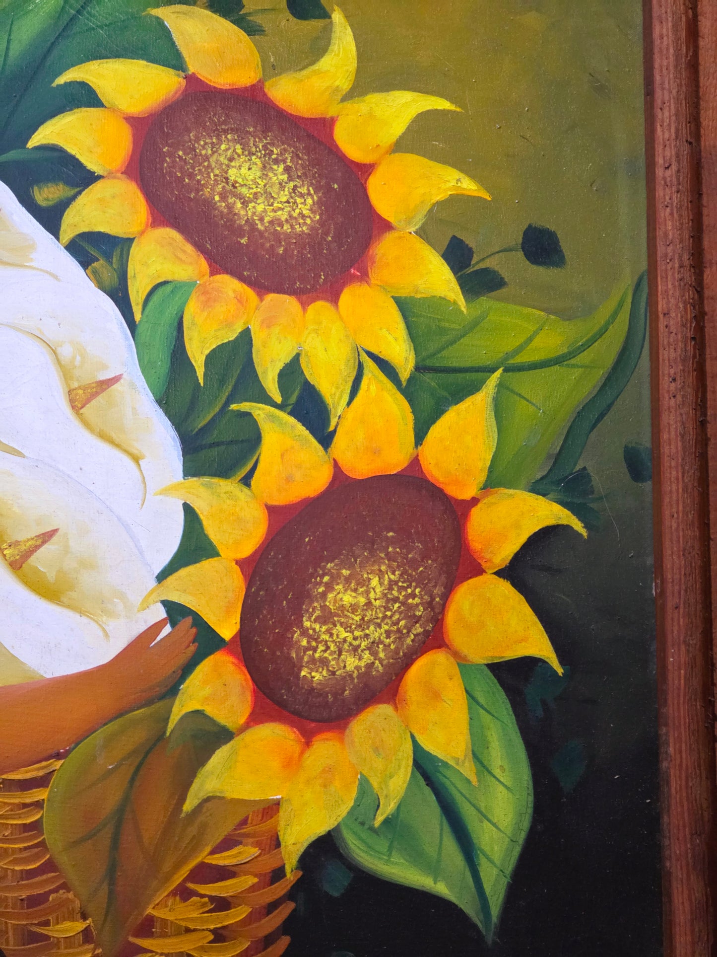 π¨ Vintage Painting with Classic Mexican Painting β Original Oil Painting with Rustic Frame π»pia)