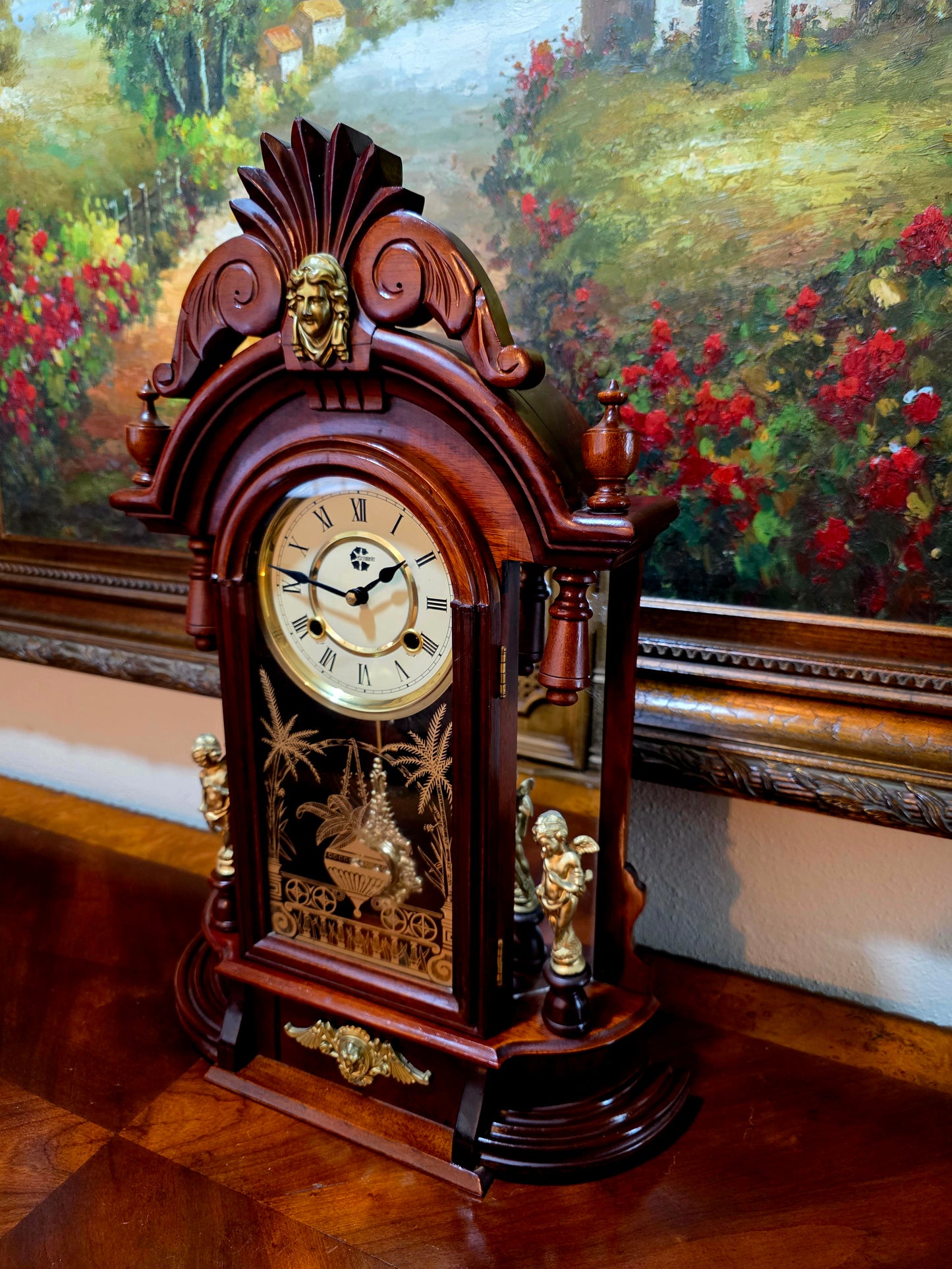 🕰️ Reloj Mecánico Westminster – Elegancia Atemporal en Rosarito Antiques 🕰️