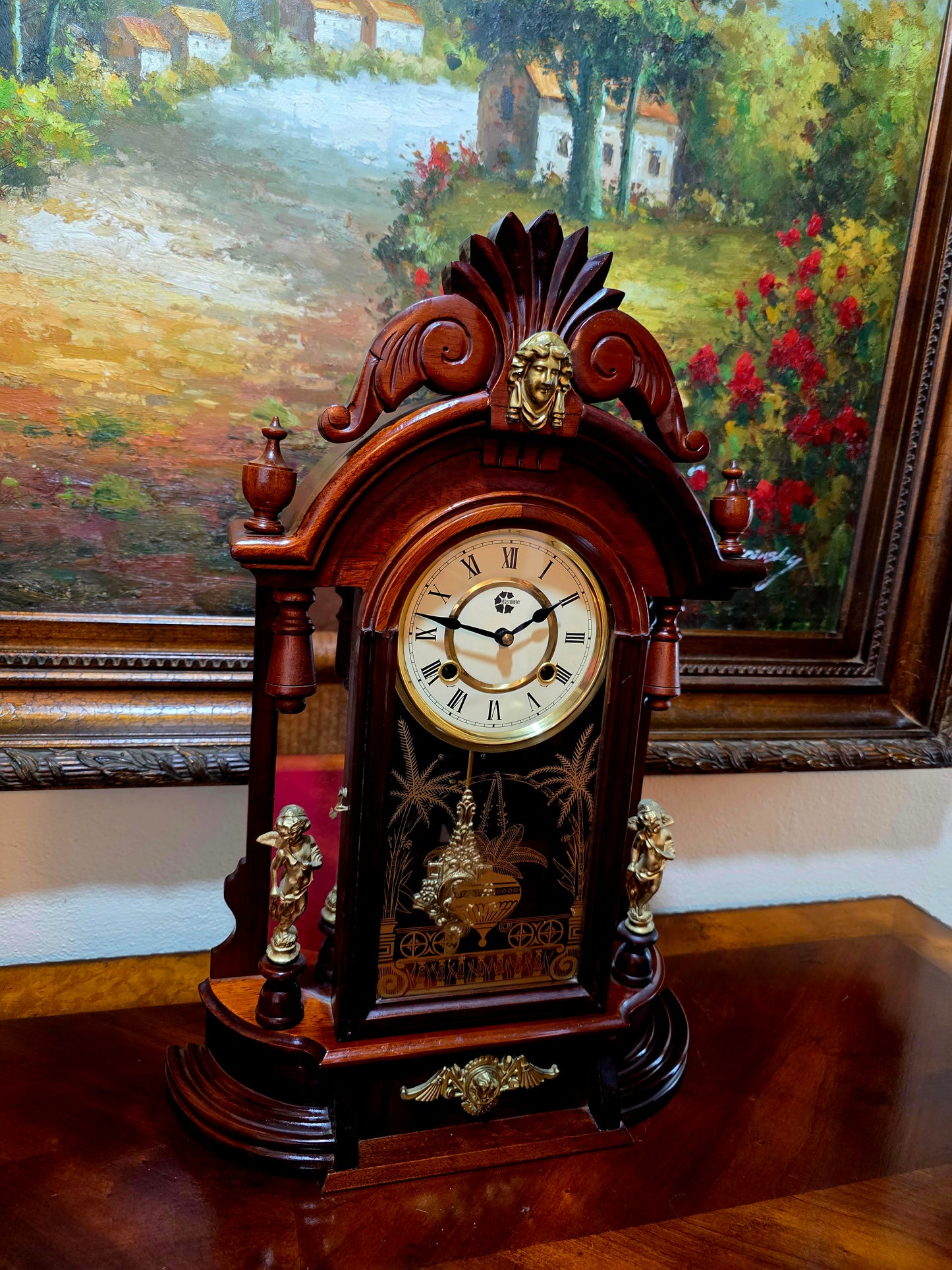 🕰️ Reloj Mecánico Westminster – Elegancia Atemporal en Rosarito Antiques 🕰️
