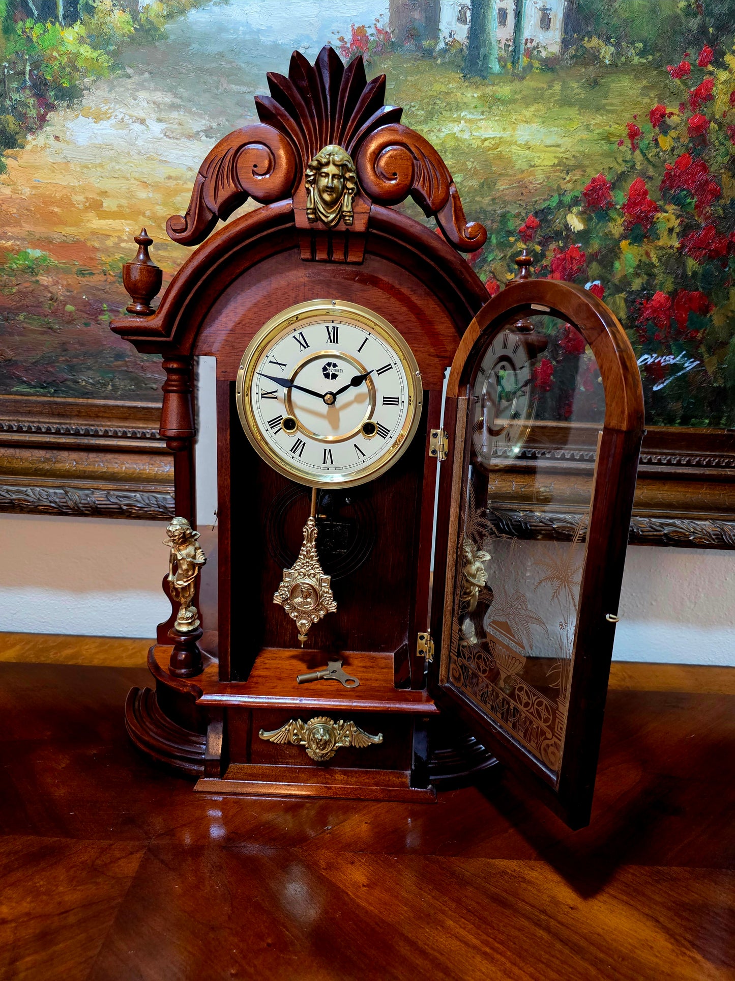 🕰️ Reloj Mecánico Westminster – Elegancia Atemporal en Rosarito Antiques 🕰️