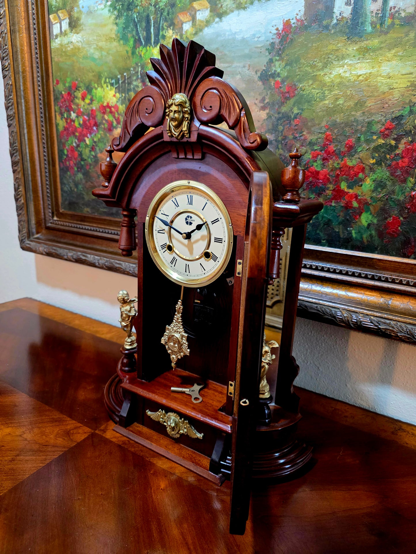 🕰️ Reloj Mecánico Westminster – Elegancia Atemporal en Rosarito Antiques 🕰️