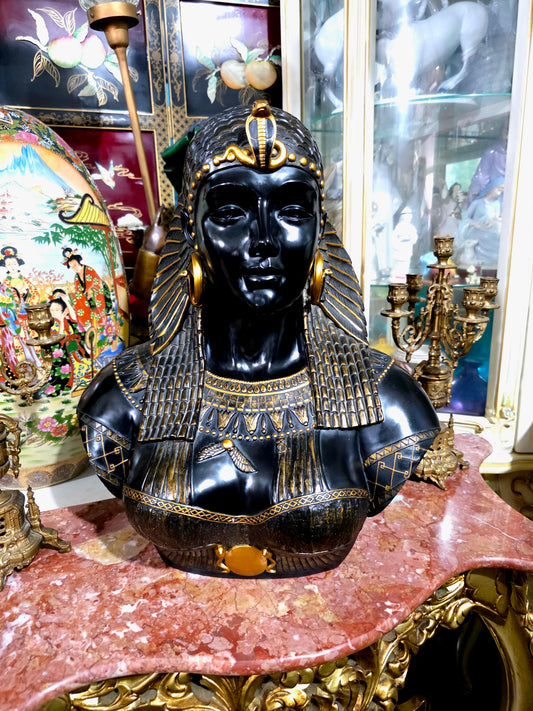 👑 Busto de Cleopatra – Replica de Museo en Resina Fundida