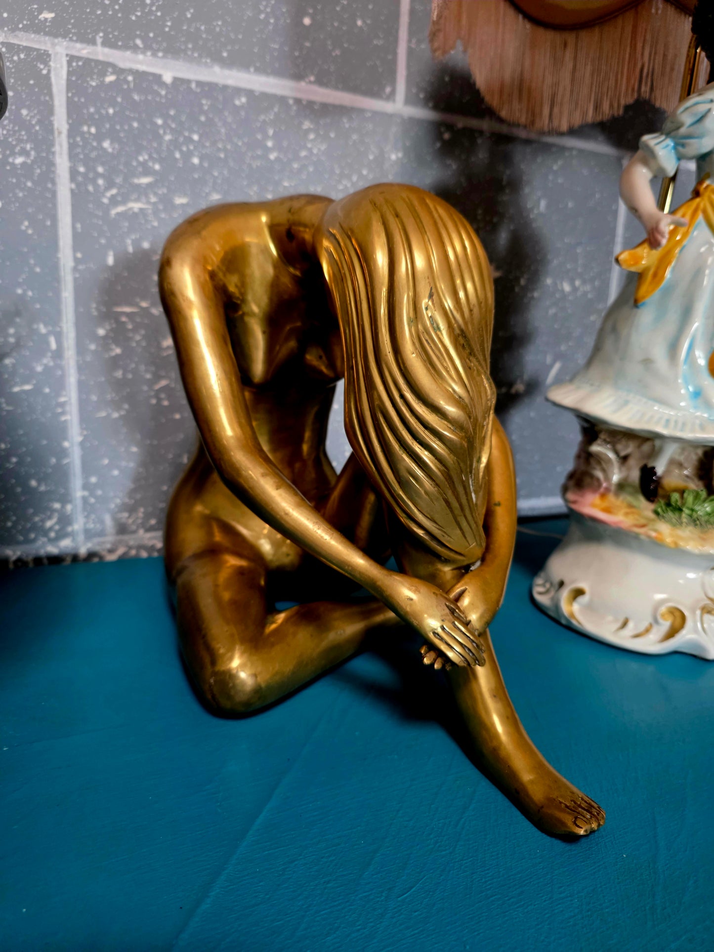 🔱Escultura de Mujer en Bronce Solido - Atribuida a Itzik Ben Shalom🔱