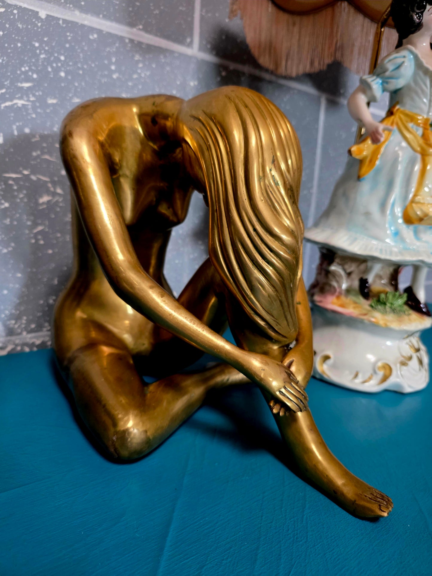 🔱Escultura de Mujer en Bronce Solido - Atribuida a Itzik Ben Shalom🔱