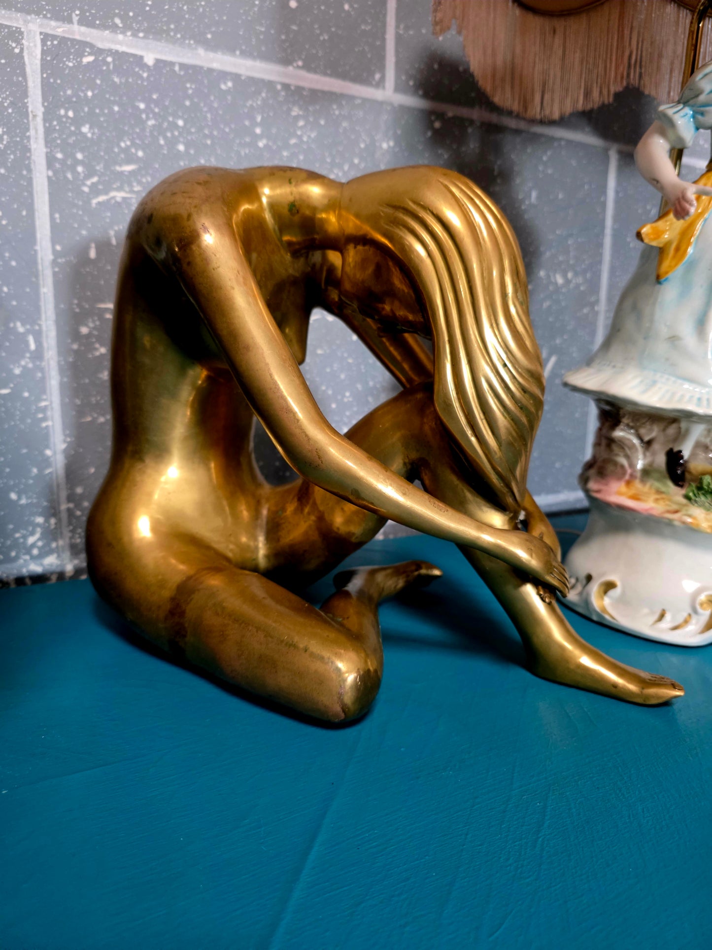 🔱Escultura de Mujer en Bronce Solido - Atribuida a Itzik Ben Shalom🔱