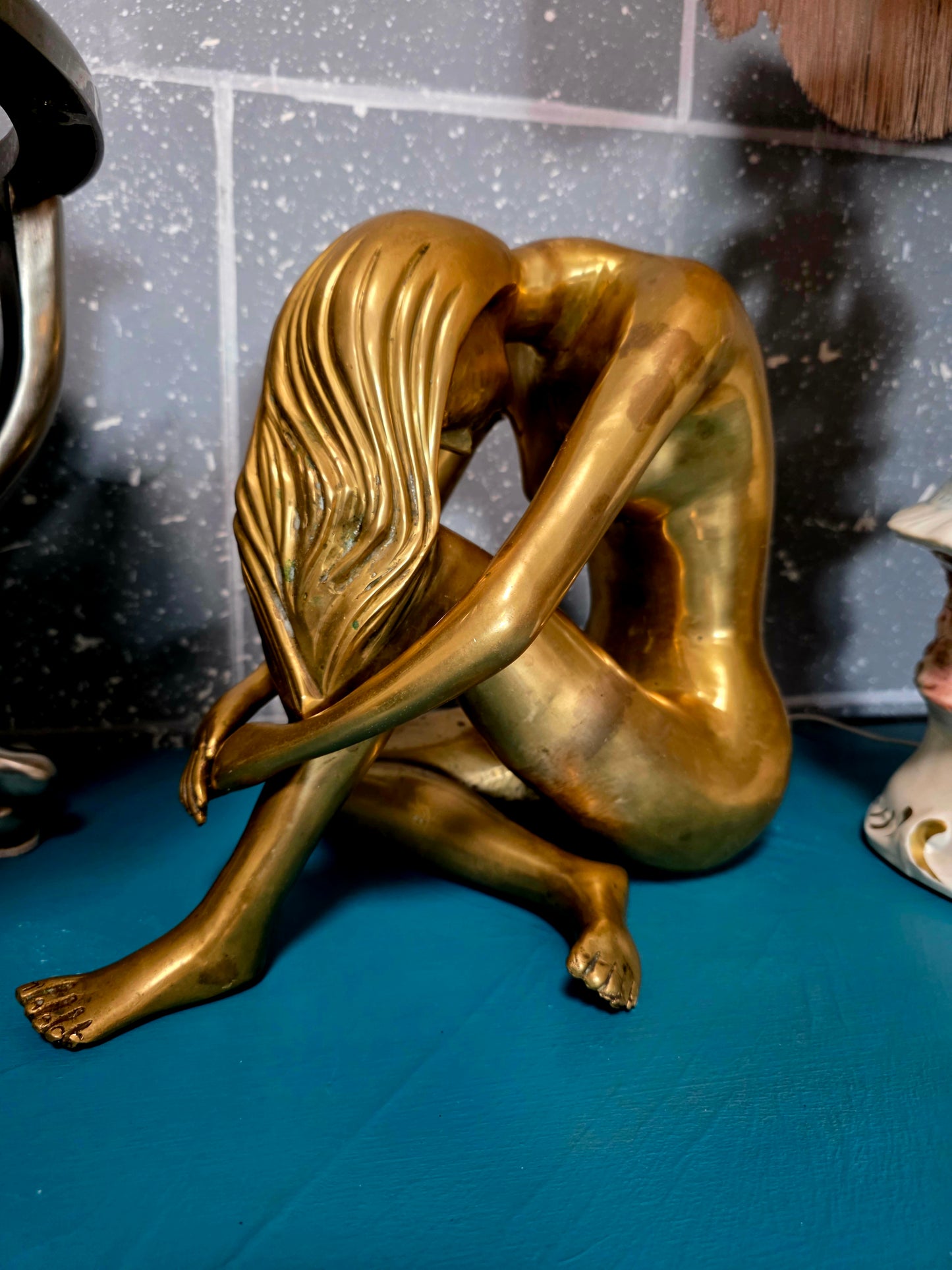 🔱Escultura de Mujer en Bronce Solido - Atribuida a Itzik Ben Shalom🔱