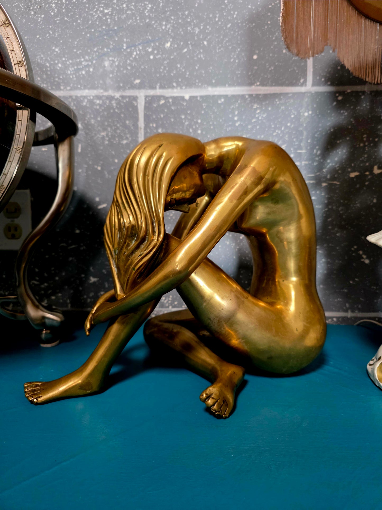 🔱Escultura de Mujer en Bronce Solido - Atribuida a Itzik Ben Shalom🔱
