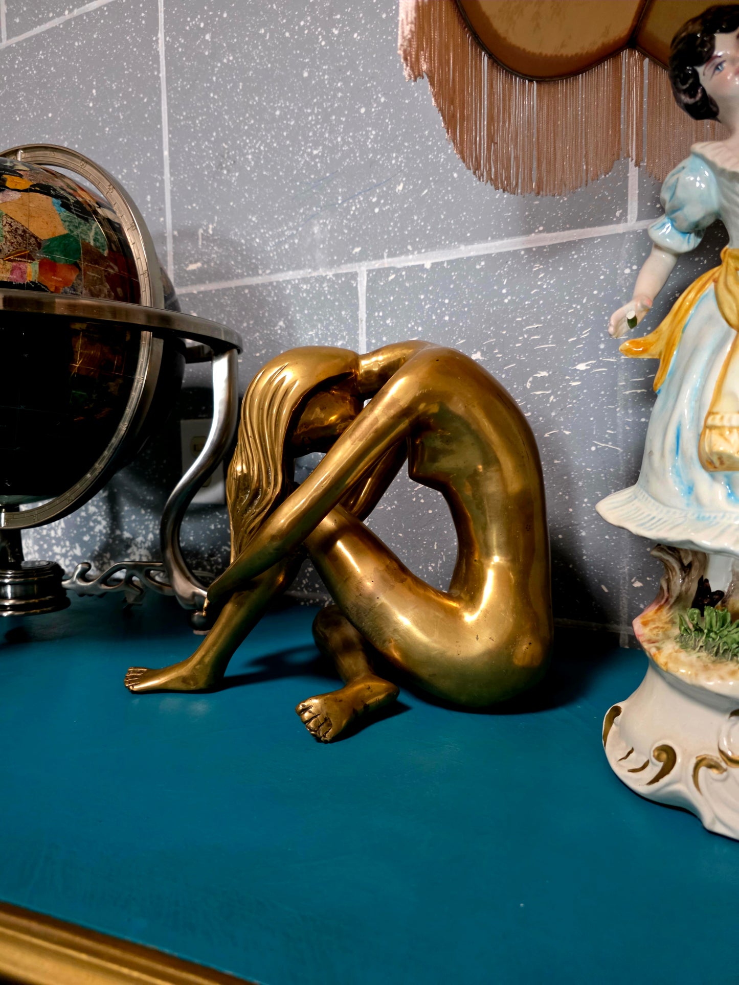 🔱Escultura de Mujer en Bronce Solido - Atribuida a Itzik Ben Shalom🔱