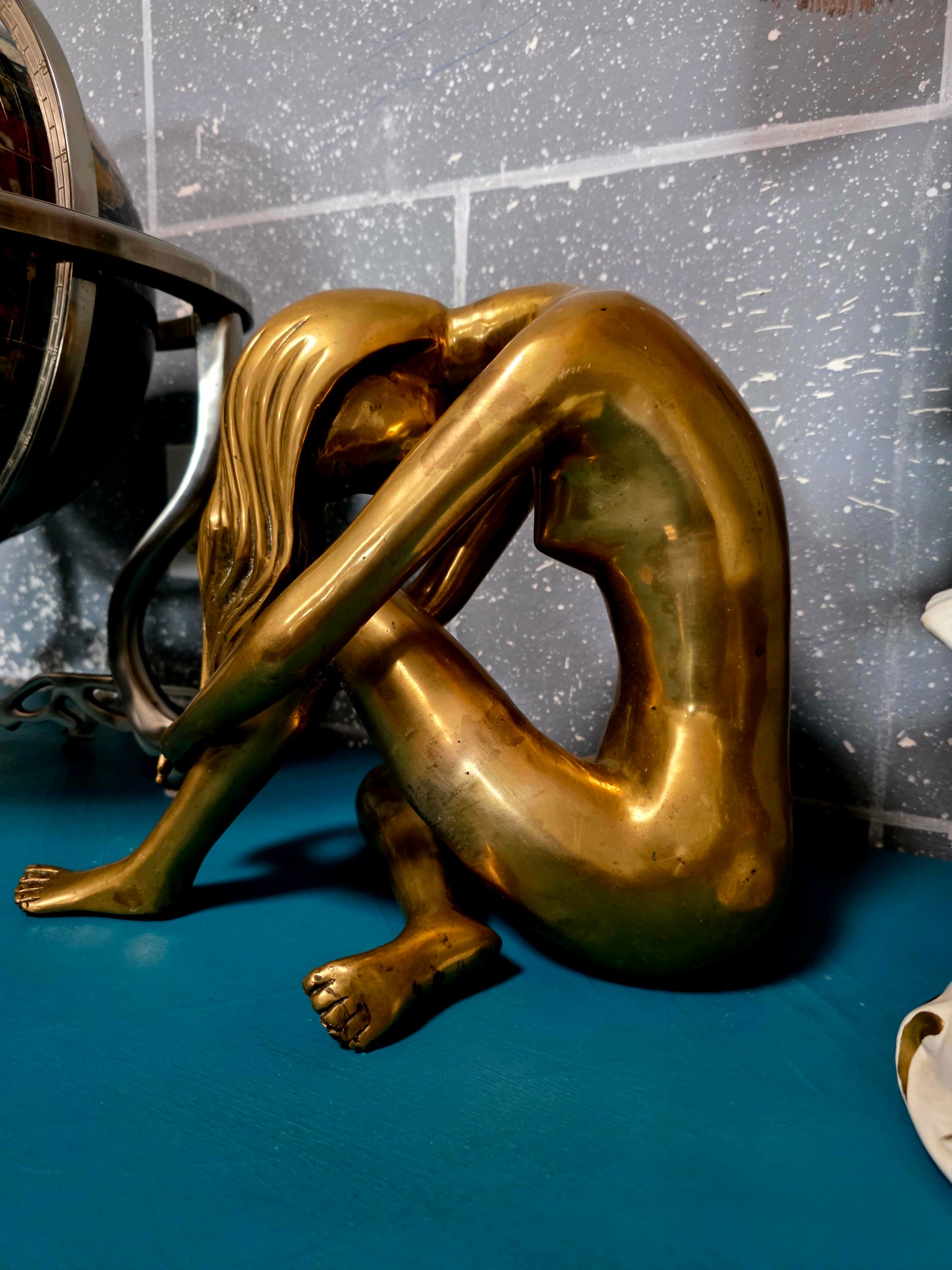 🔱Escultura de Mujer en Bronce Solido - Atribuida a Itzik Ben Shalom🔱
