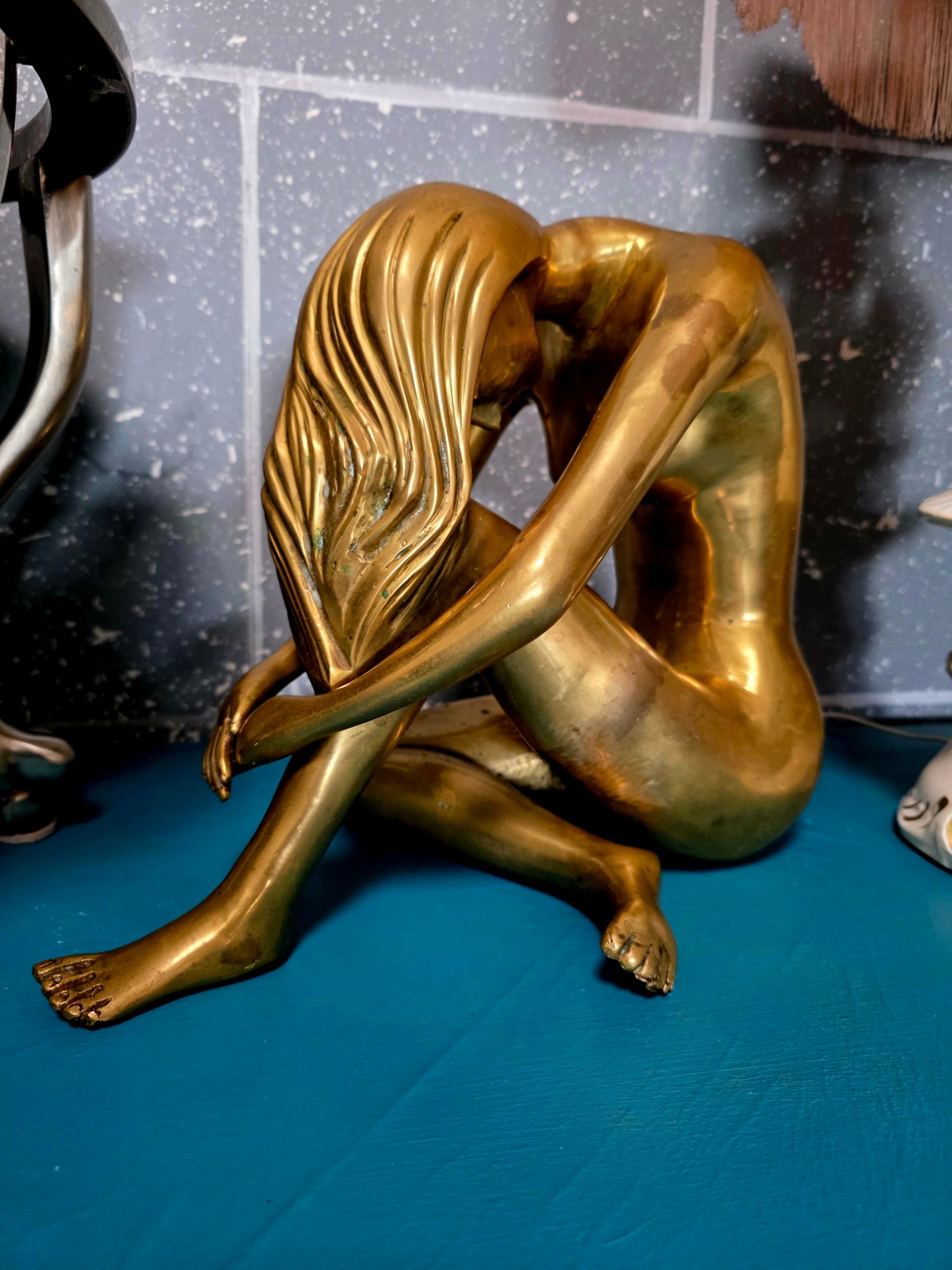 🔱Escultura de Mujer en Bronce Solido - Atribuida a Itzik Ben Shalom🔱