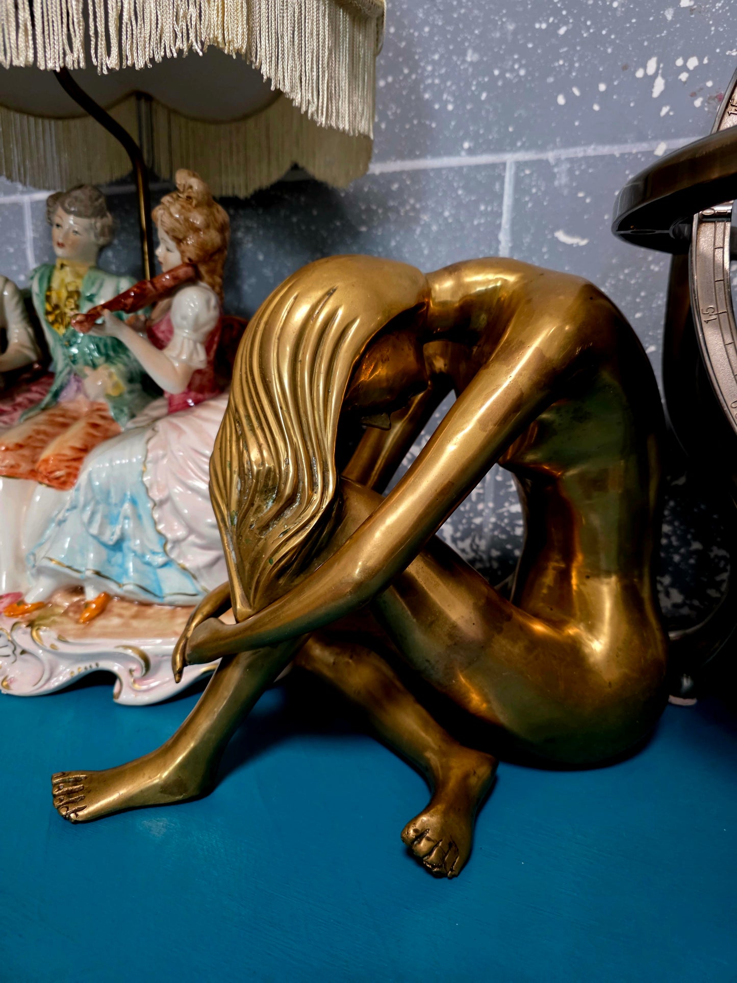 🔱Escultura de Mujer en Bronce Solido - Atribuida a Itzik Ben Shalom🔱