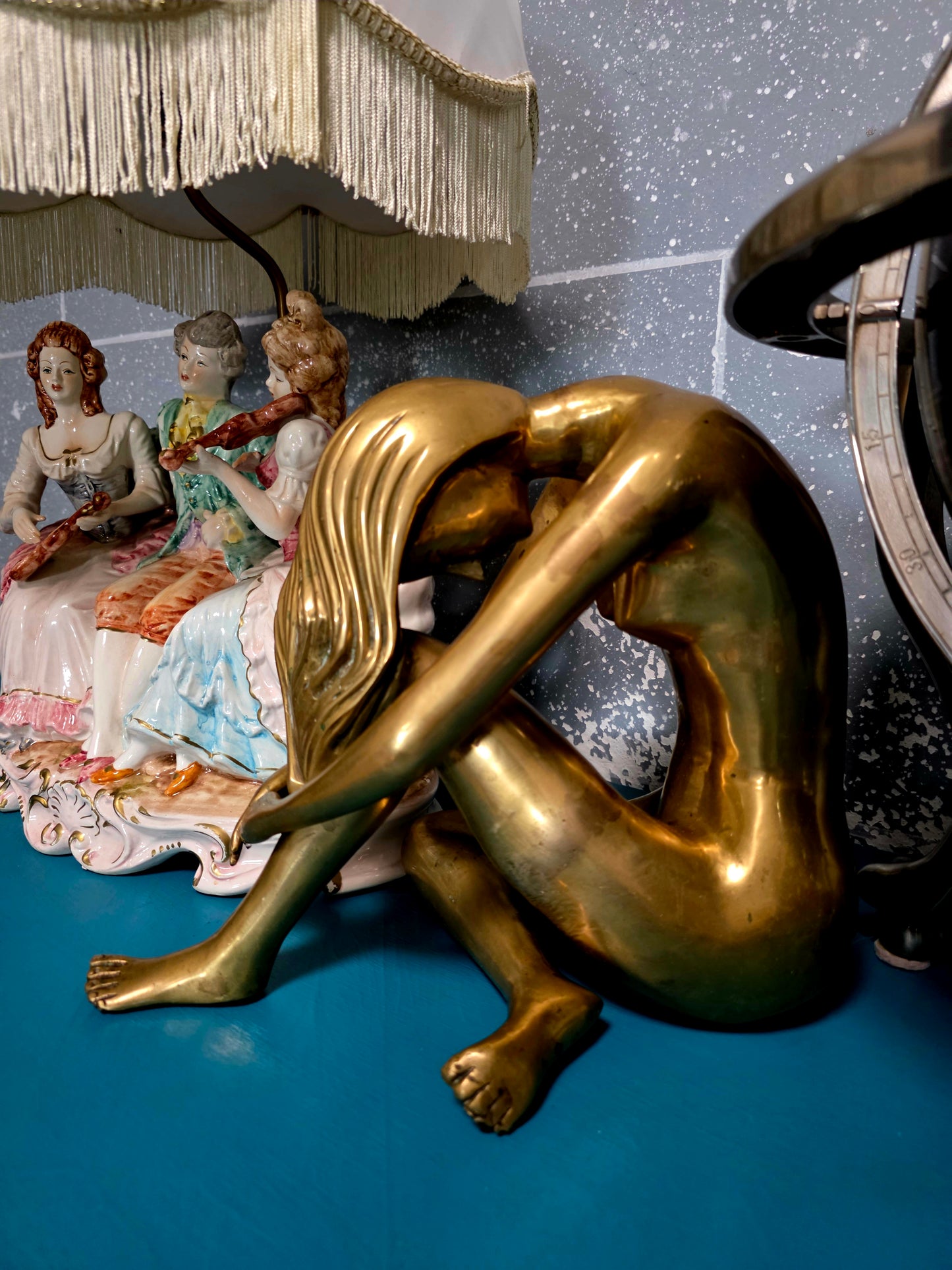 🔱Escultura de Mujer en Bronce Solido - Atribuida a Itzik Ben Shalom🔱