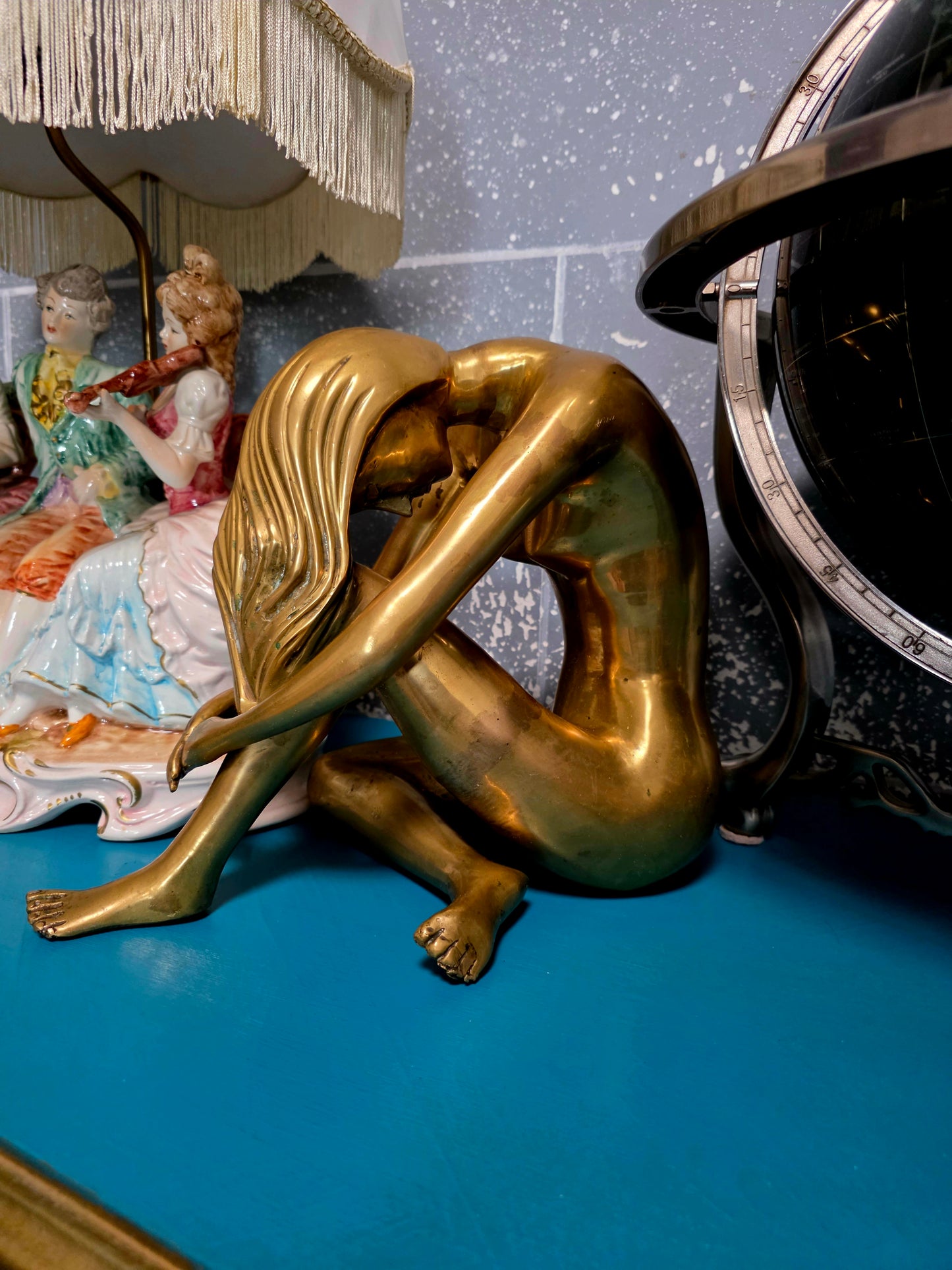 🔱Escultura de Mujer en Bronce Solido - Atribuida a Itzik Ben Shalom🔱
