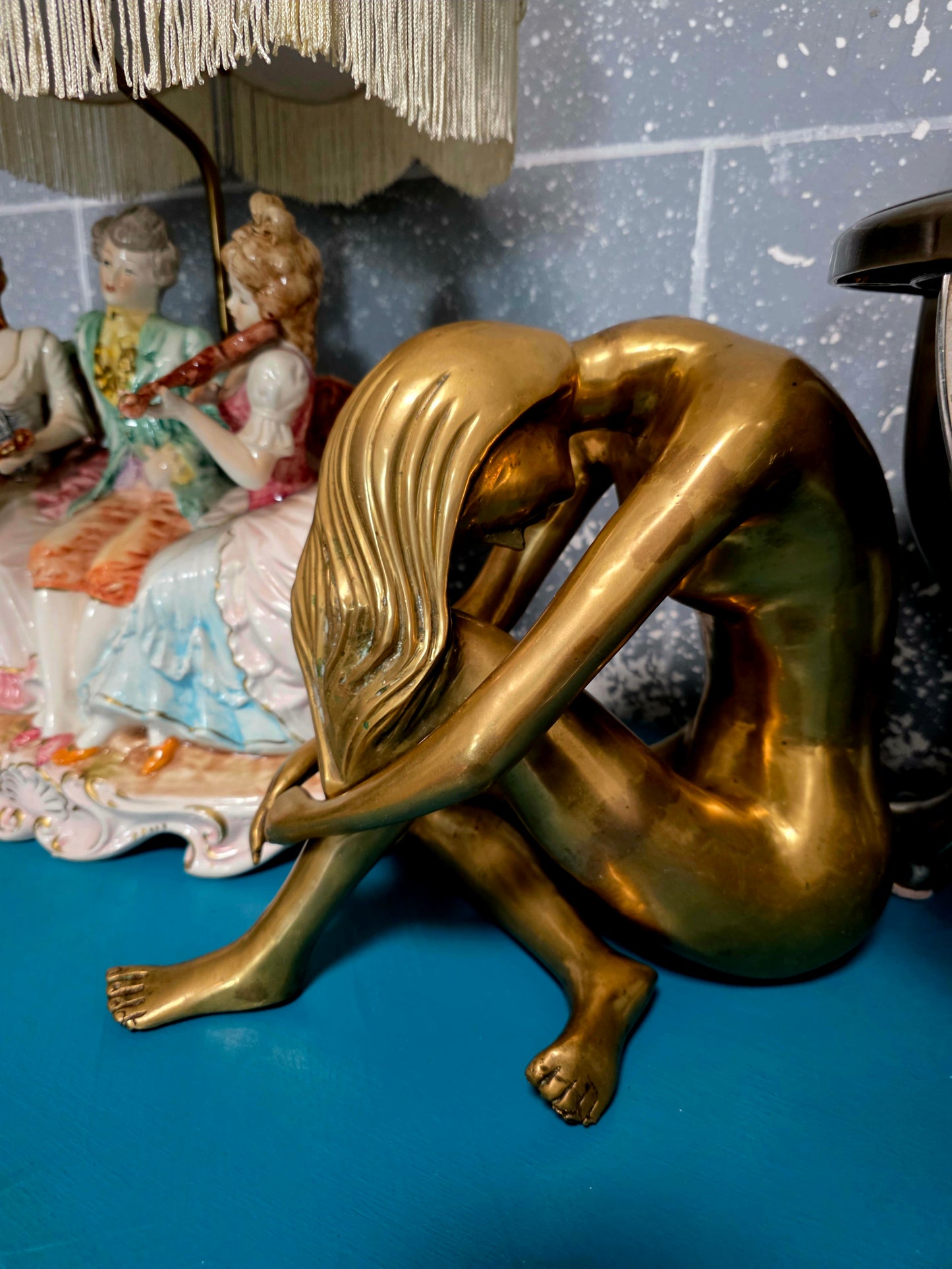 🔱Escultura de Mujer en Bronce Solido - Atribuida a Itzik Ben Shalom🔱
