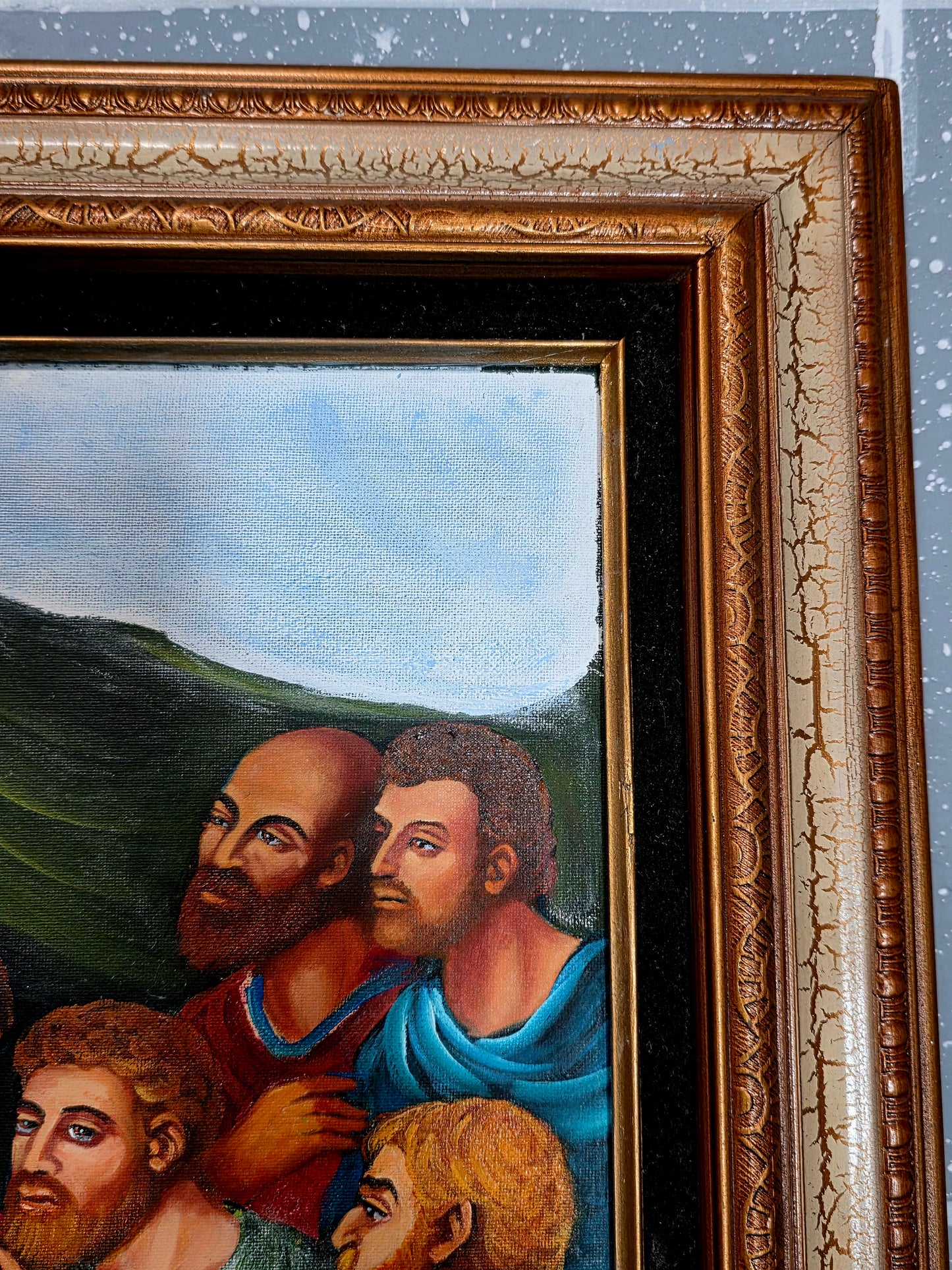 🕊️ “La Última Cena” – Pintura al Óleo con Profunda Carga Espiritual 🕊️