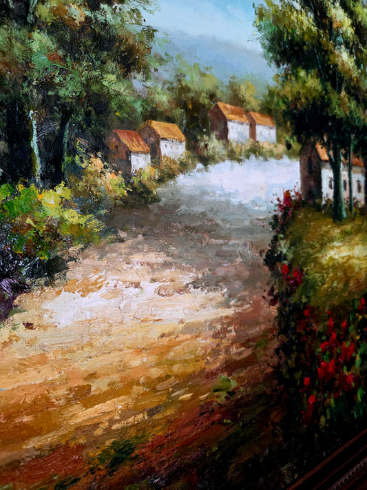 🌺El Camino a Casa” – Pintura Original con Certificado de Autenticidad🖌️🎨