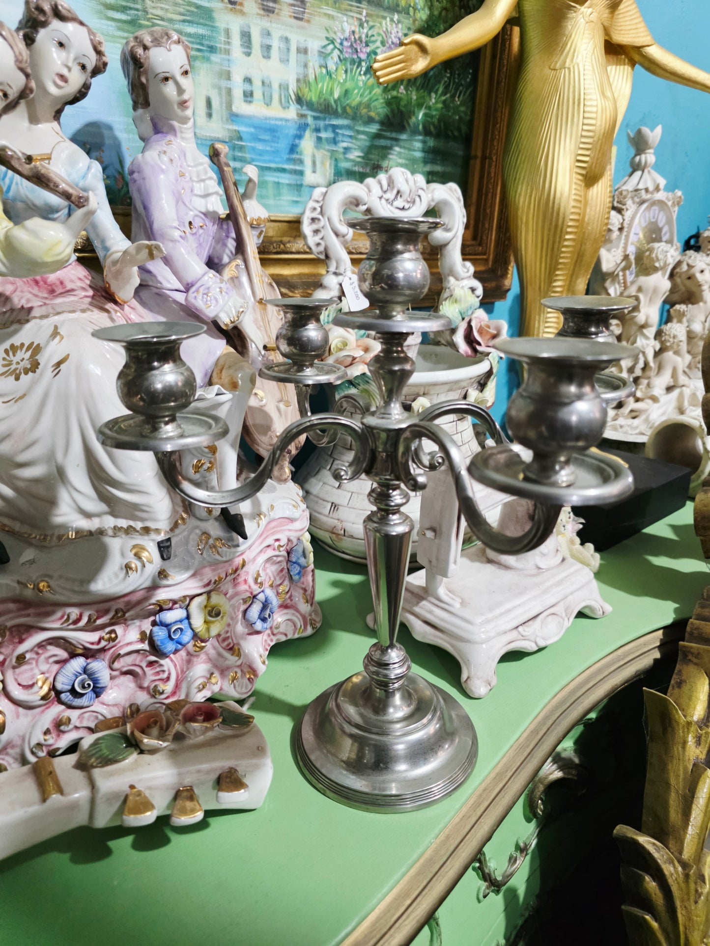 🔥🕯️🔥Candelabro de Acero Inoxidable — Diseño Clásico con Brillo Contemporáneo 🔥🕯️🔥