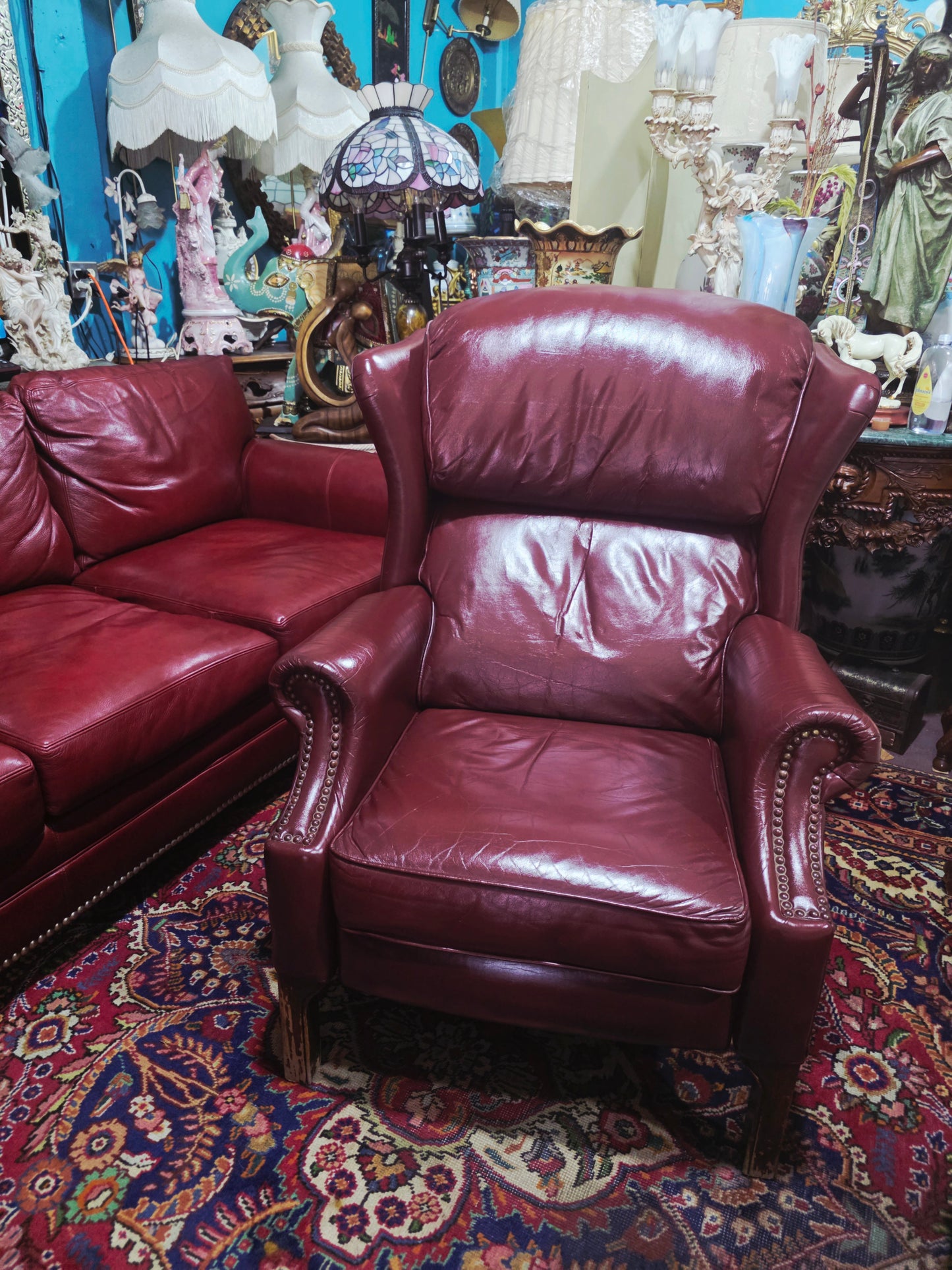 ✨🛋️Sillon Reclinable de Piel – Elegancia Clásica y Confort Atemporal 🛋️✨