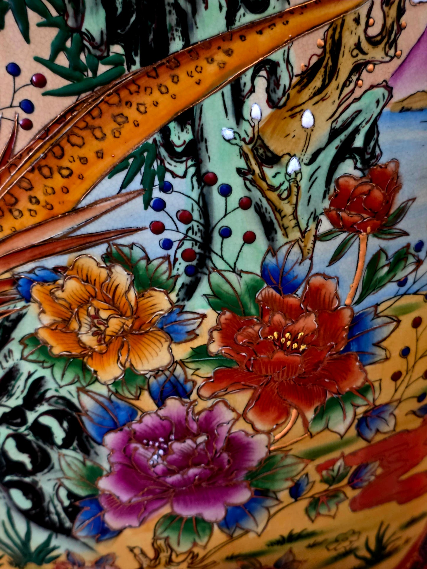 🎎🏮 🇨🇳 Jarron Imperial Satsuma – Arte Cerámico de Gran Escala🏮🎎🇨🇳