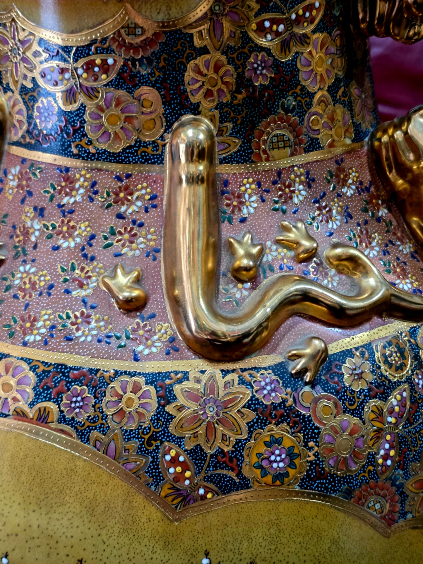 🎎🏮 🇨🇳 Jarron Imperial Satsuma – Arte Cerámico de Gran Escala🏮🎎🇨🇳