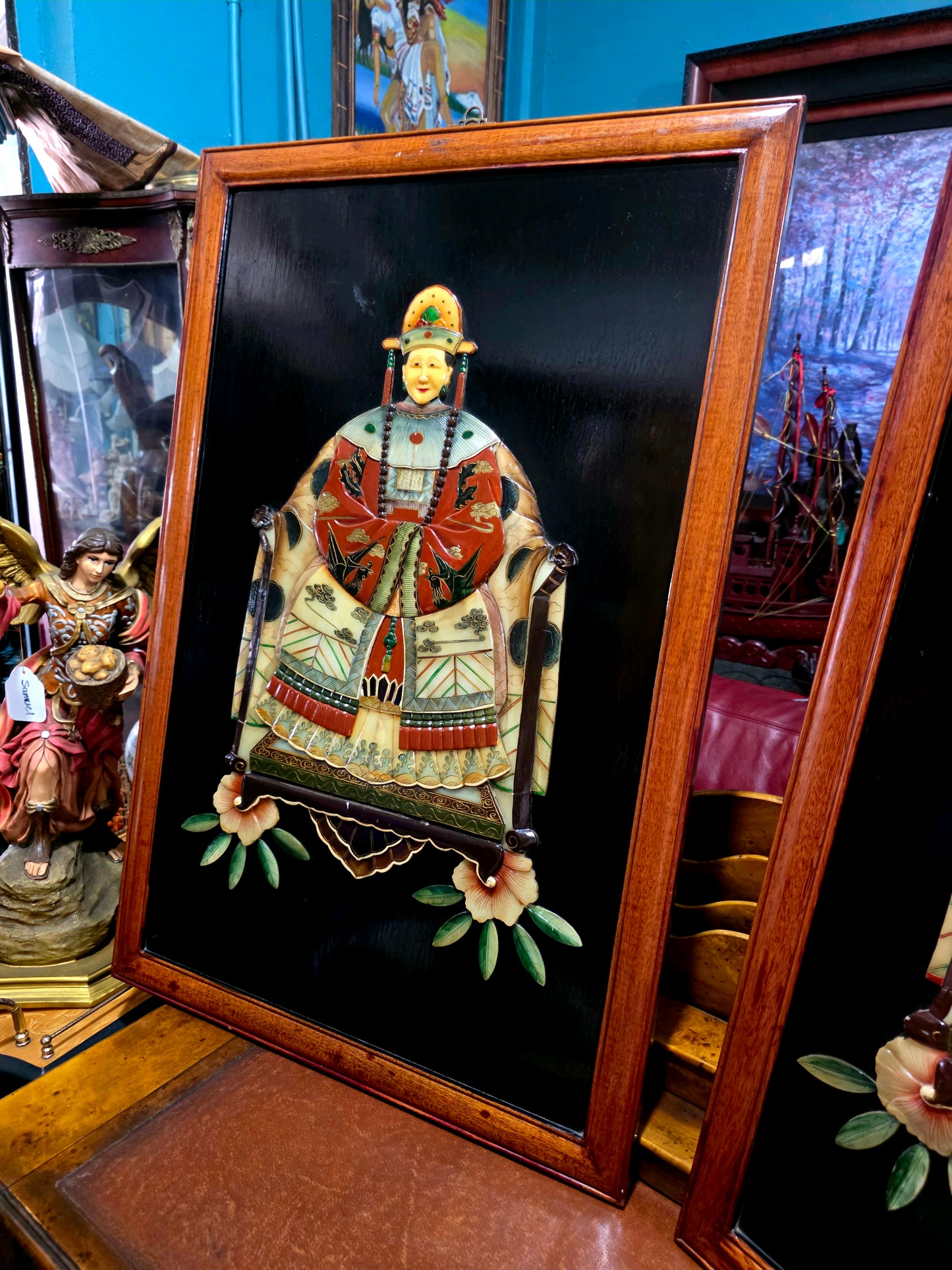 🇨🇳 Cuadros De Emperador Y Emperatriz elaborados en Jade: Retratos Imperiales Chinos 🇨🇳