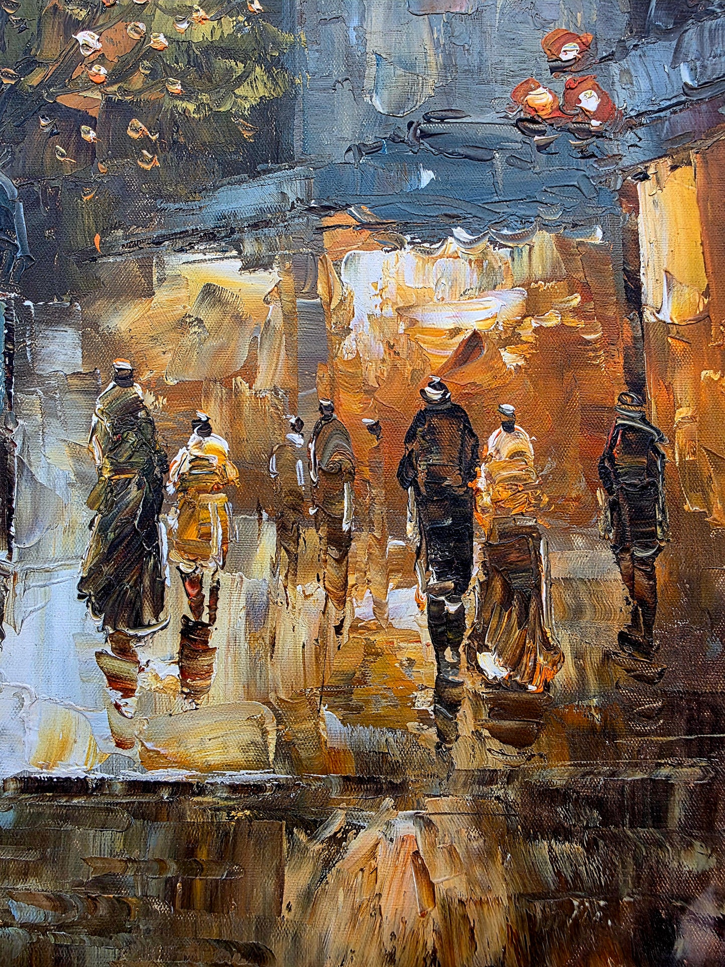 🌺🎨 Escena Urbana Europea en Técnica Impresionista🖌️🎨