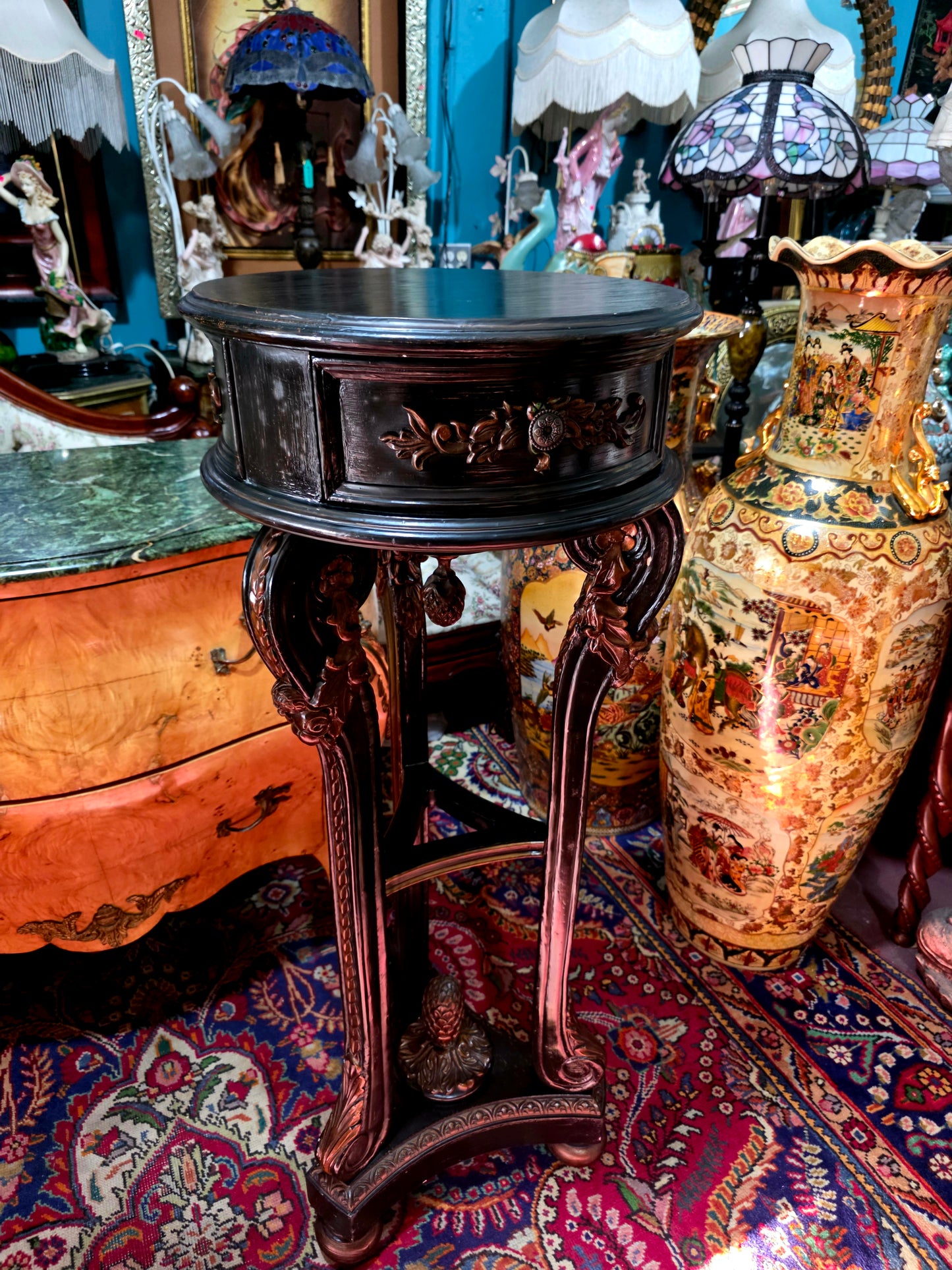 ✨Pedestal de Madera con Cajón Integrado✨