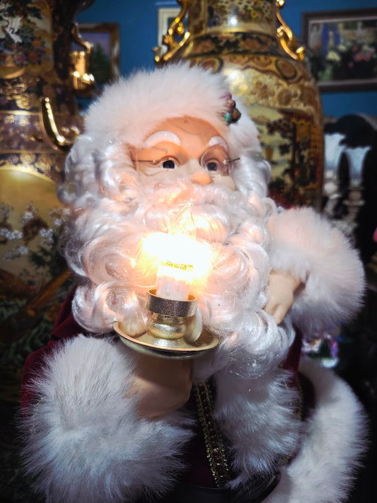 ๐
Vintage Santa Claus Animated Figure โ Holiday Creations 1998 ๐